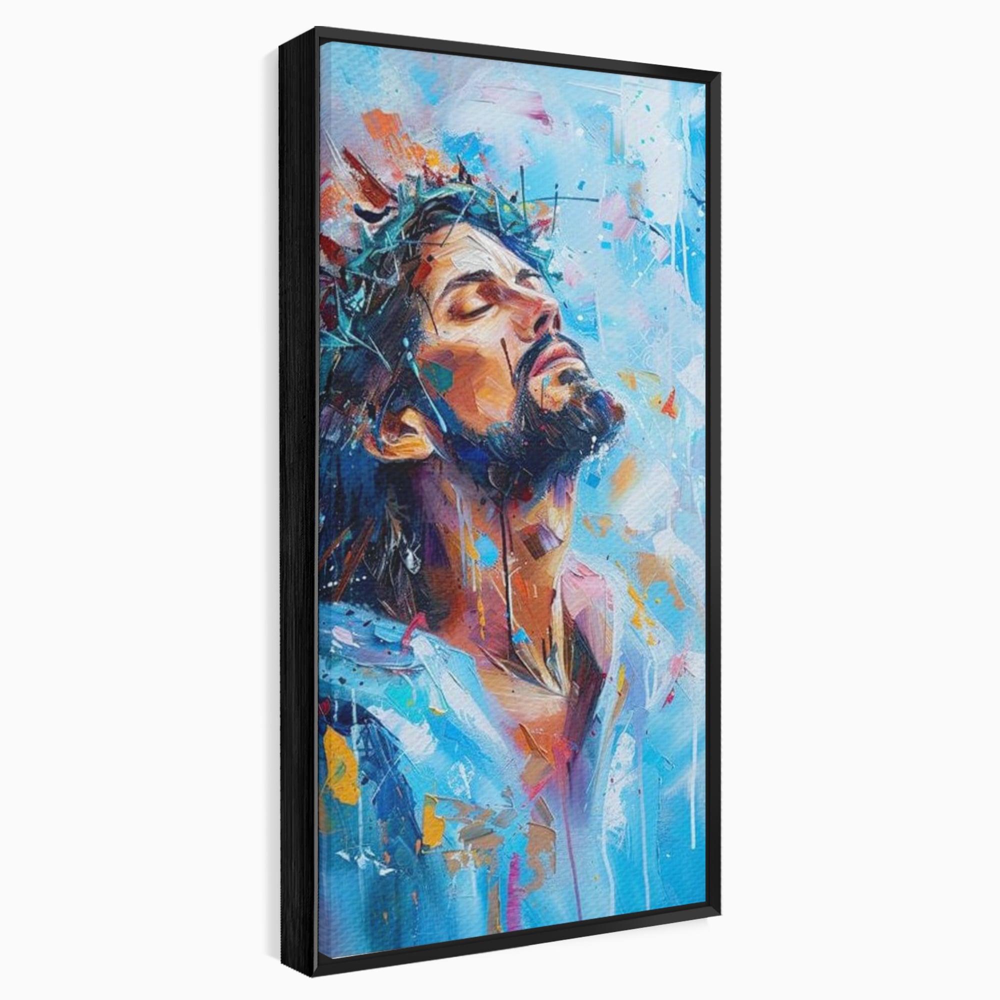 Tablou Canvas Premium LuxCanva® H1043, Coroana Sperantei, Iisus, Credinta, Speranta, Mantuire, Har, Emotie, Coroana de Spini, Arta Religioasa, Living, Dormitor