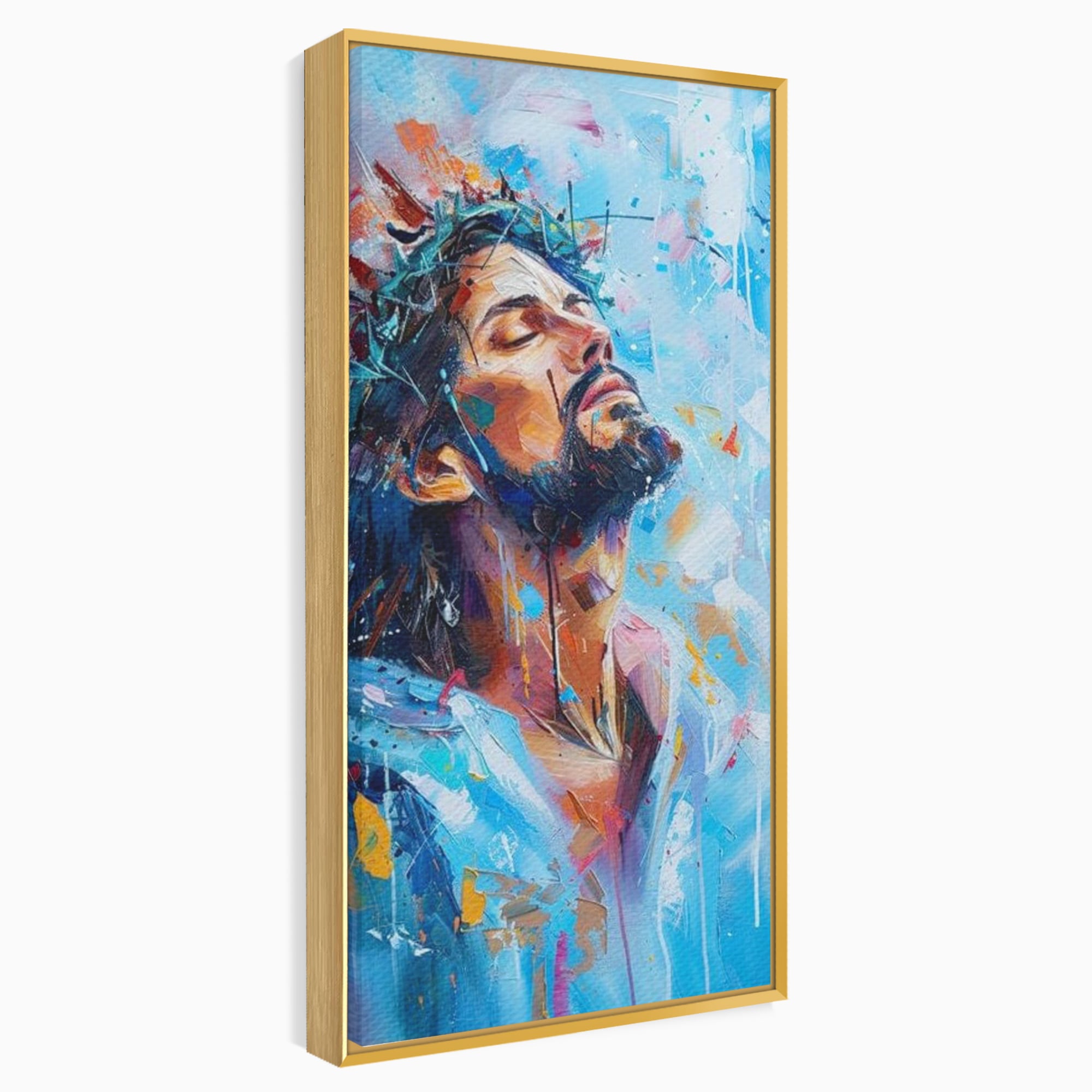 Tablou Canvas Premium LuxCanva® H1043, Coroana Sperantei, Iisus, Credinta, Speranta, Mantuire, Har, Emotie, Coroana de Spini, Arta Religioasa, Living, Dormitor