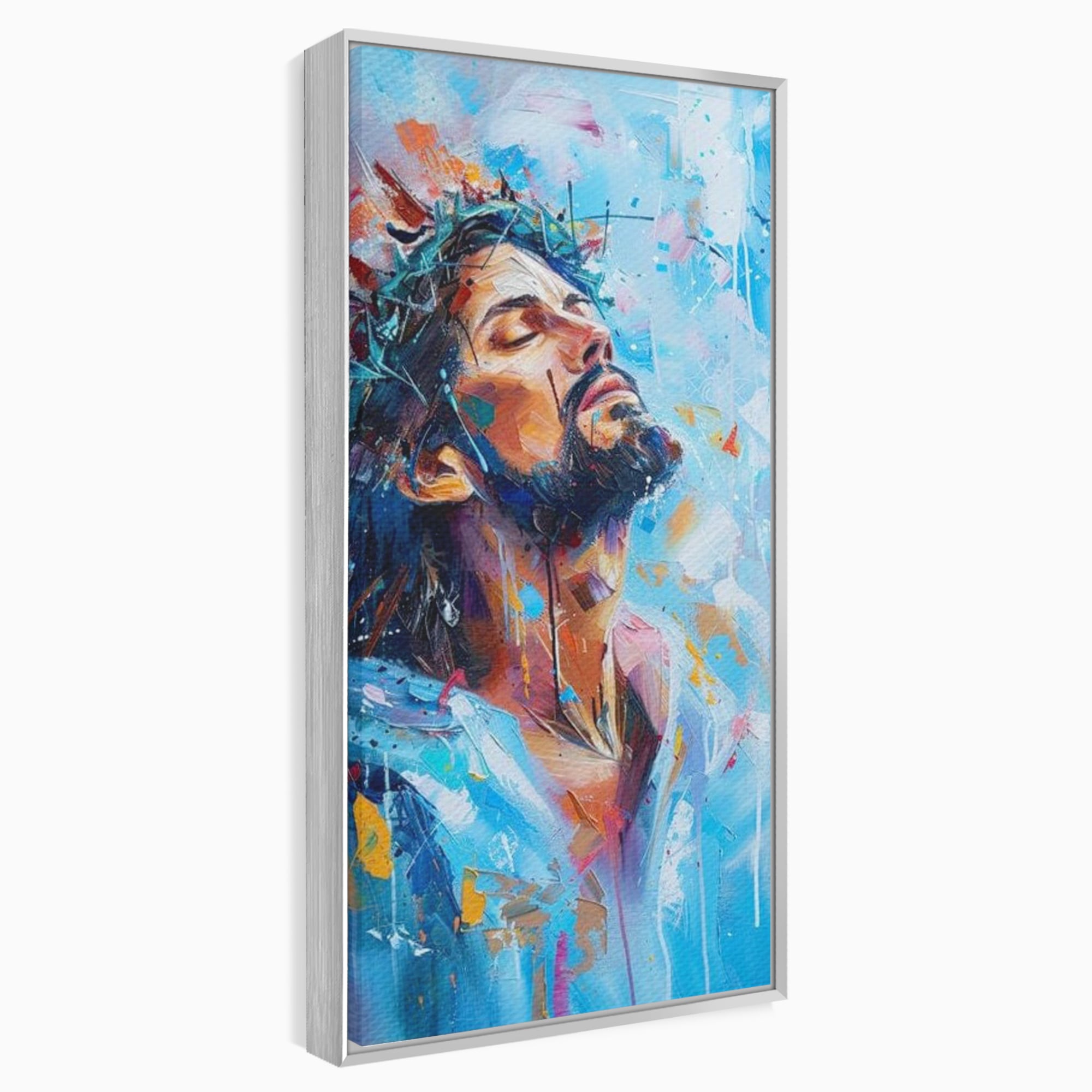 Tablou Canvas Premium LuxCanva® H1043, Coroana Sperantei, Iisus, Credinta, Speranta, Mantuire, Har, Emotie, Coroana de Spini, Arta Religioasa, Living, Dormitor