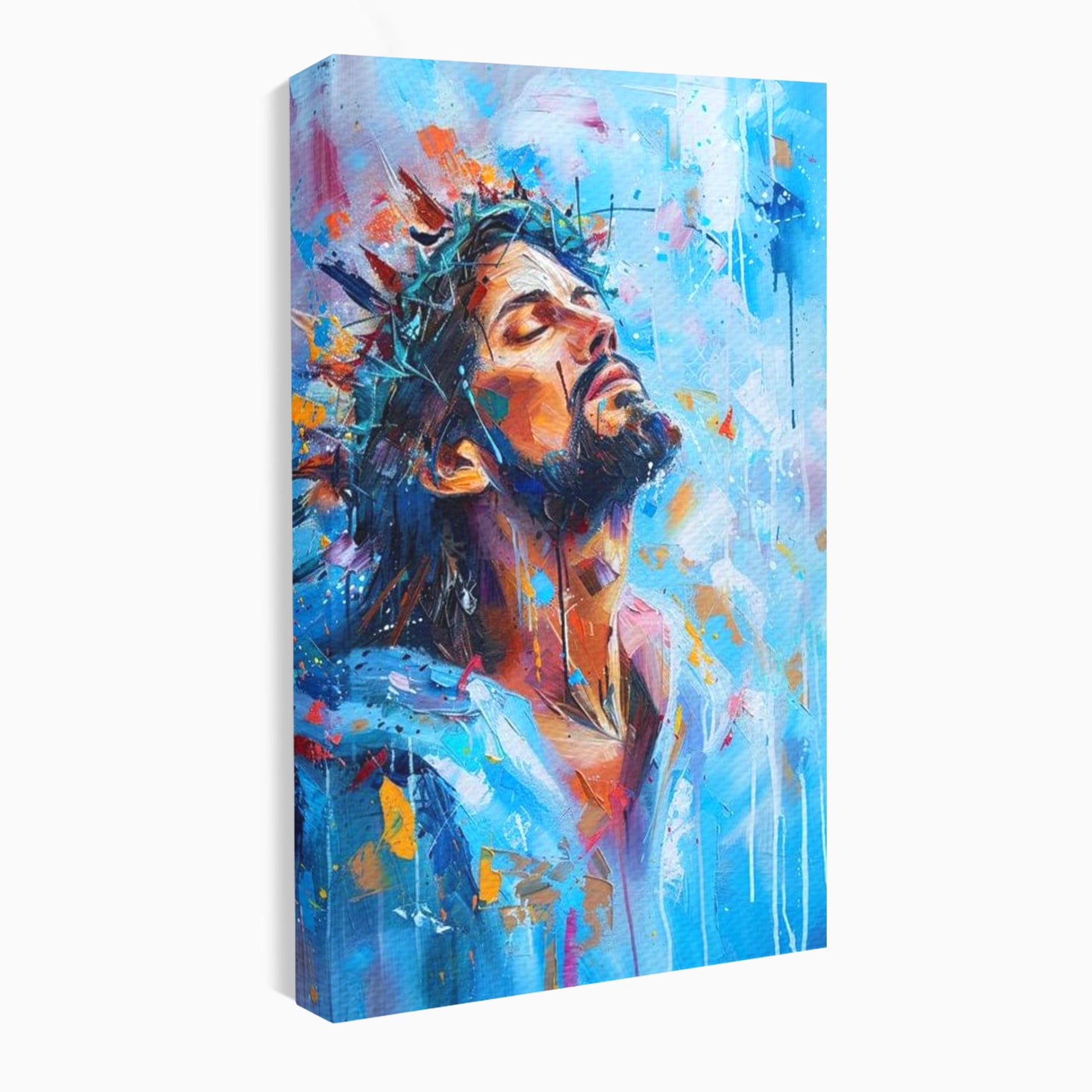 Tablou Canvas Premium LuxCanva® H1043, Coroana Sperantei, Iisus, Credinta, Speranta, Mantuire, Har, Emotie, Coroana de Spini, Arta Religioasa, Living, Dormitor