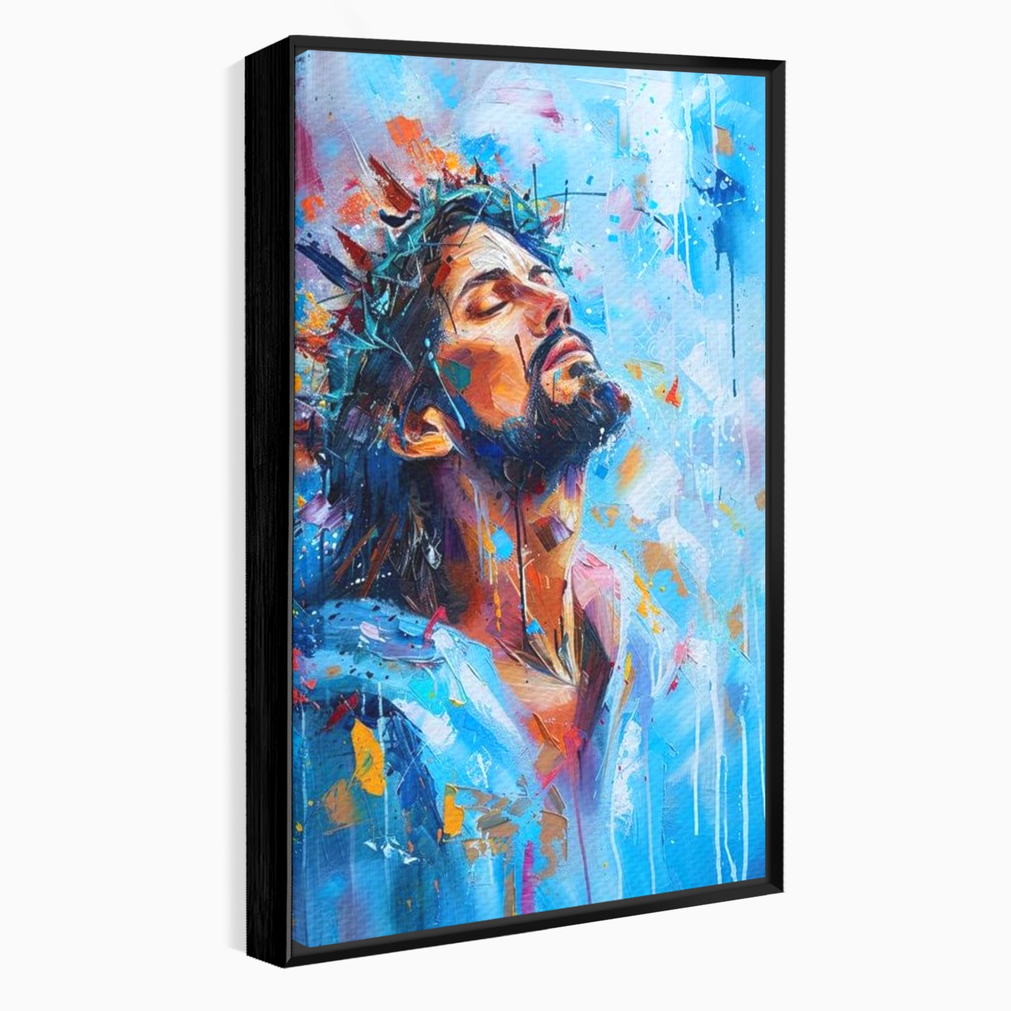 Tablou Canvas Premium LuxCanva® H1043, Coroana Sperantei, Iisus, Credinta, Speranta, Mantuire, Har, Emotie, Coroana de Spini, Arta Religioasa, Living, Dormitor