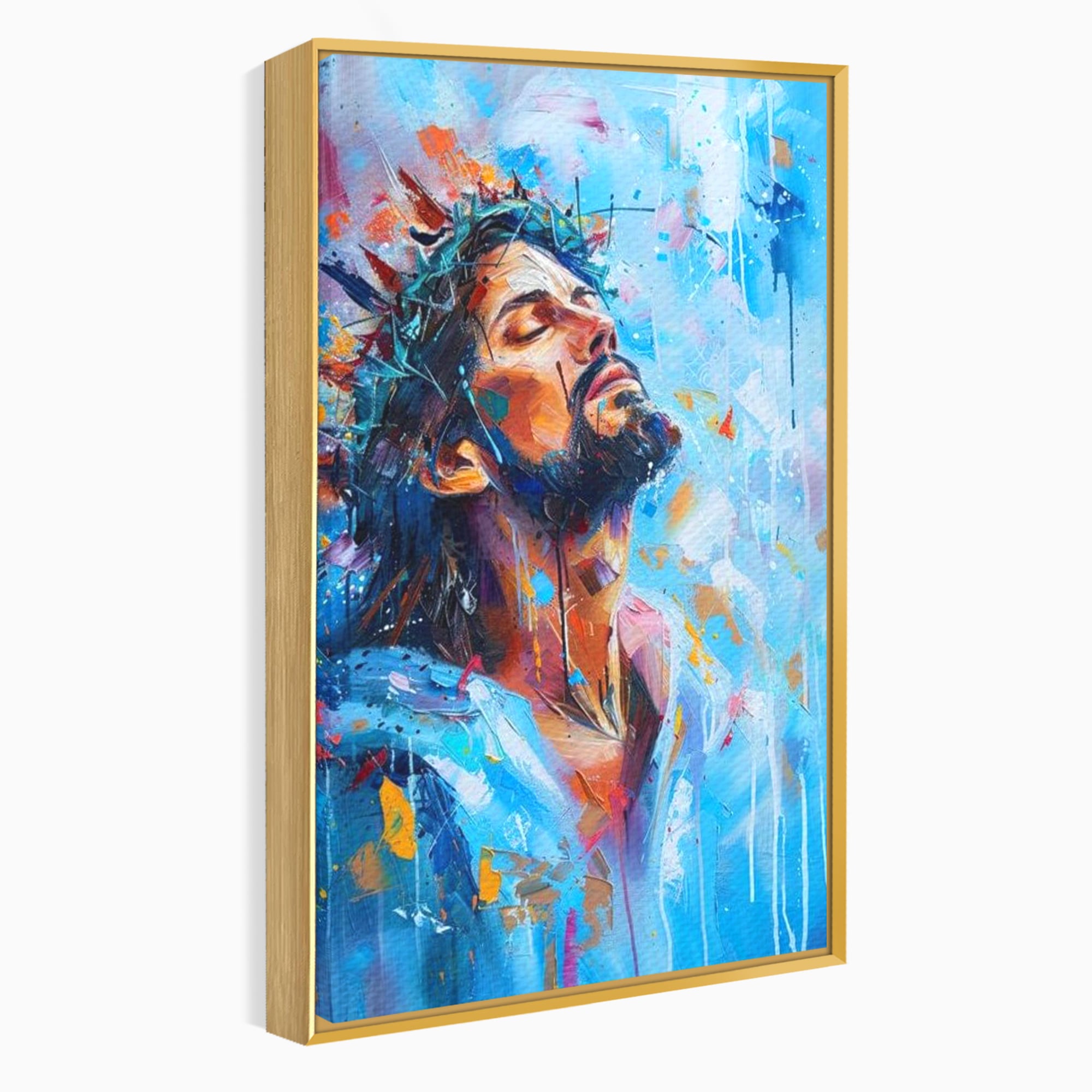 Tablou Canvas Premium LuxCanva® H1043, Coroana Sperantei, Iisus, Credinta, Speranta, Mantuire, Har, Emotie, Coroana de Spini, Arta Religioasa, Living, Dormitor