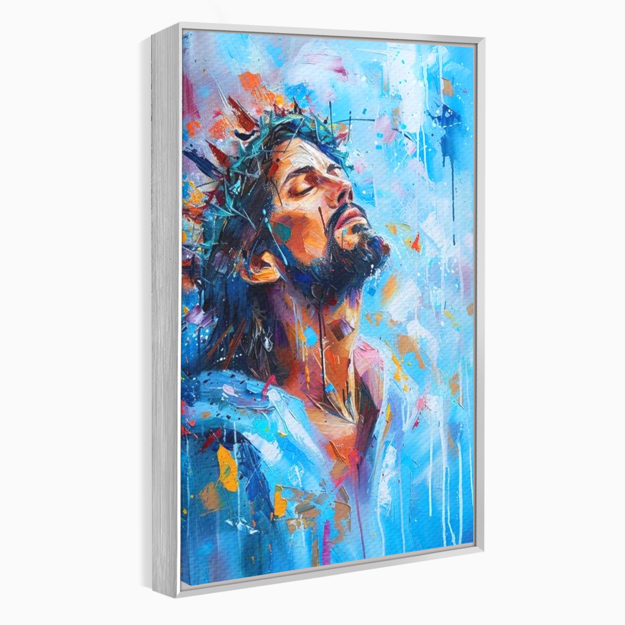 Tablou Canvas Premium LuxCanva® H1043, Coroana Sperantei, Iisus, Credinta, Speranta, Mantuire, Har, Emotie, Coroana de Spini, Arta Religioasa, Living, Dormitor