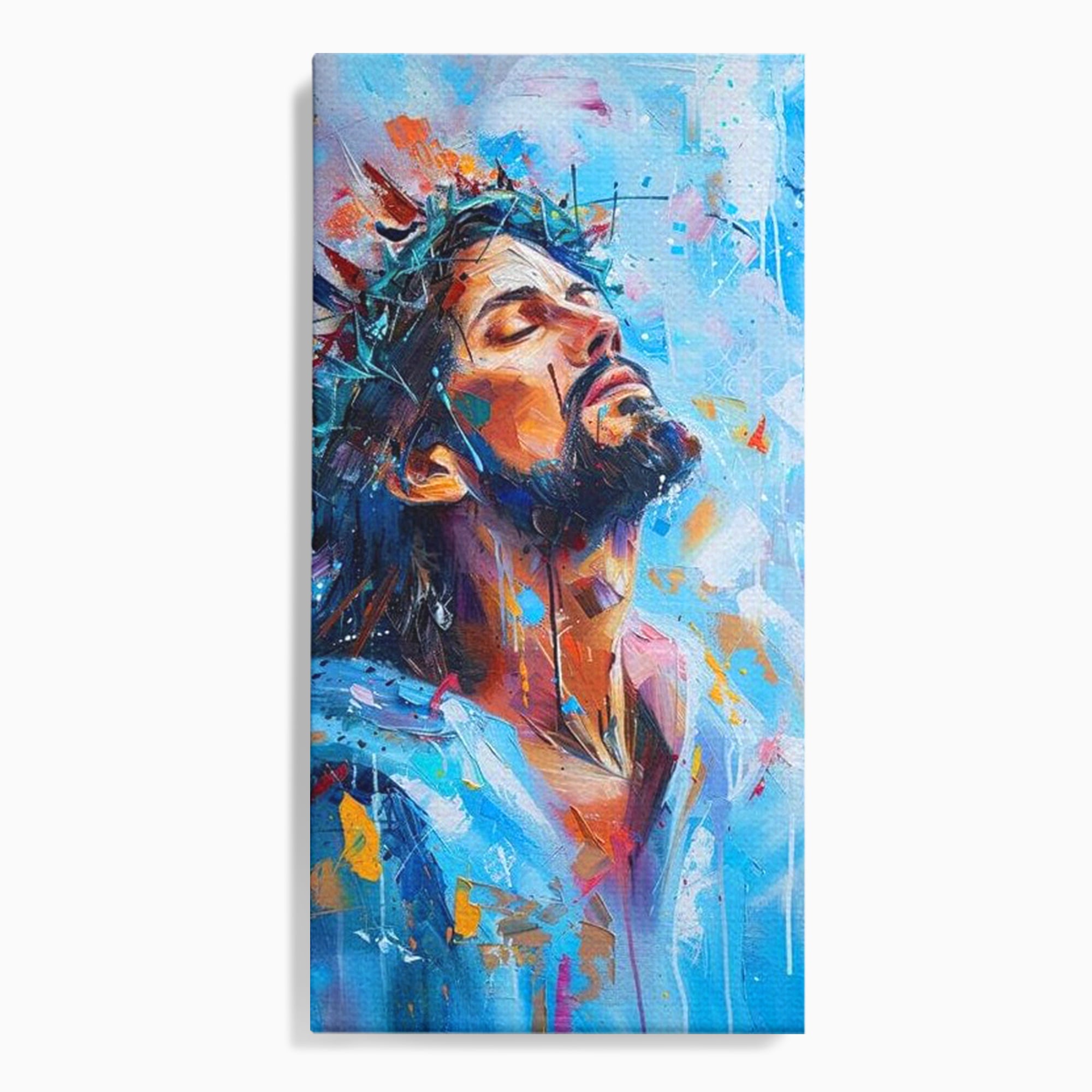 Tablou Canvas Premium LuxCanva® H1043, Coroana Sperantei, Iisus, Credinta, Speranta, Mantuire, Har, Emotie, Coroana de Spini, Arta Religioasa, Living, Dormitor