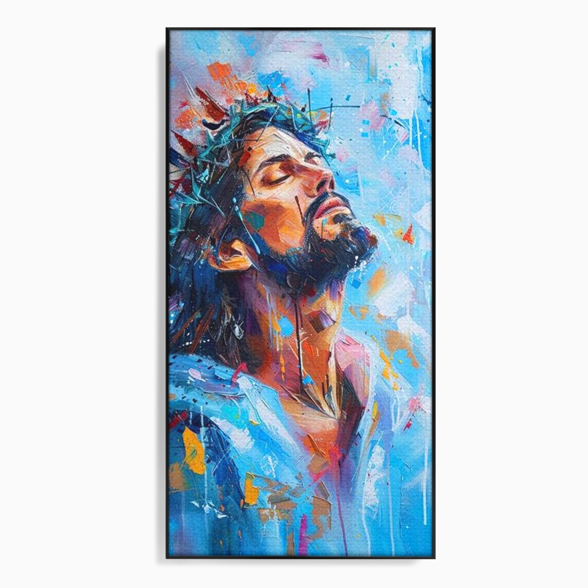 Tablou Canvas Premium LuxCanva® H1043, Coroana Sperantei, Iisus, Credinta, Speranta, Mantuire, Har, Emotie, Coroana de Spini, Arta Religioasa, Living, Dormitor