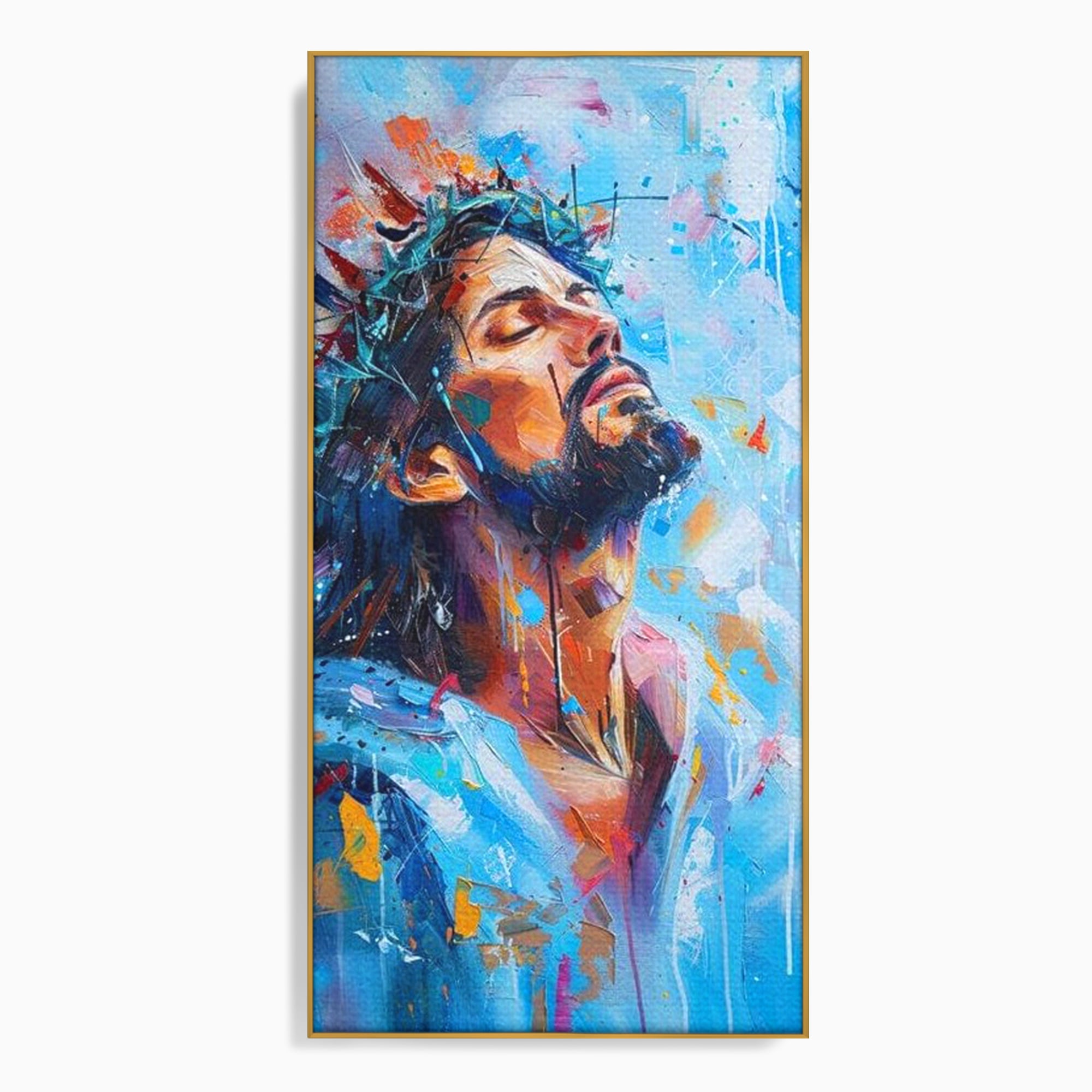 Tablou Canvas Premium LuxCanva® H1043, Coroana Sperantei, Iisus, Credinta, Speranta, Mantuire, Har, Emotie, Coroana de Spini, Arta Religioasa, Living, Dormitor