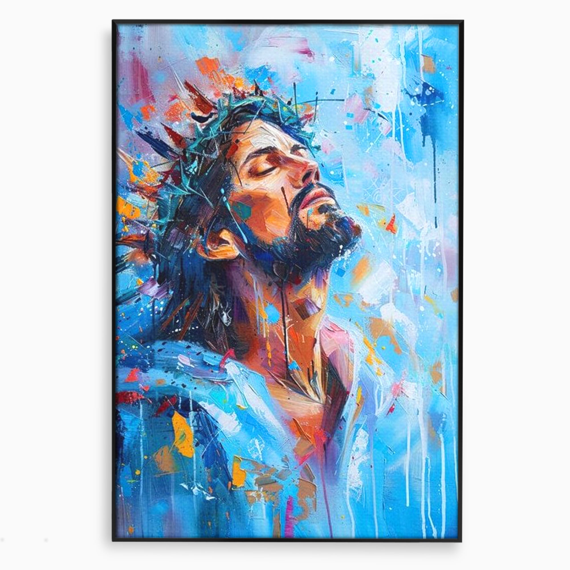 Tablou Canvas Premium LuxCanva® H1043, Coroana Sperantei, Iisus, Credinta, Speranta, Mantuire, Har, Emotie, Coroana de Spini, Arta Religioasa, Living, Dormitor