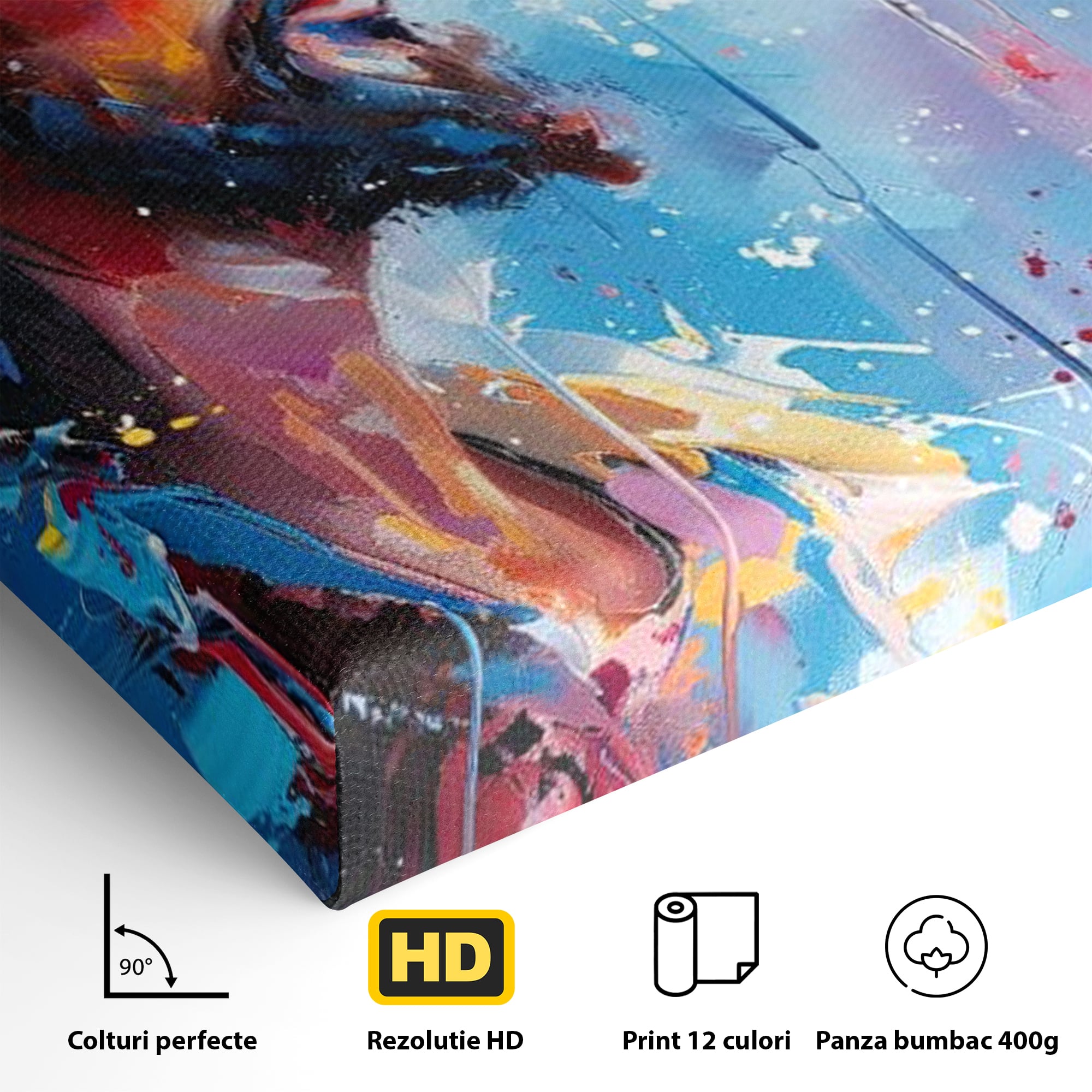 Tablou Canvas Premium LuxCanva® H1044, Reverie Sacra, Iisus, Credinta, Speranta, Mantuire, Har, Emotie, Coroana de Spini, Decor Crestin, Arta Religioasa, Living, Dormitor