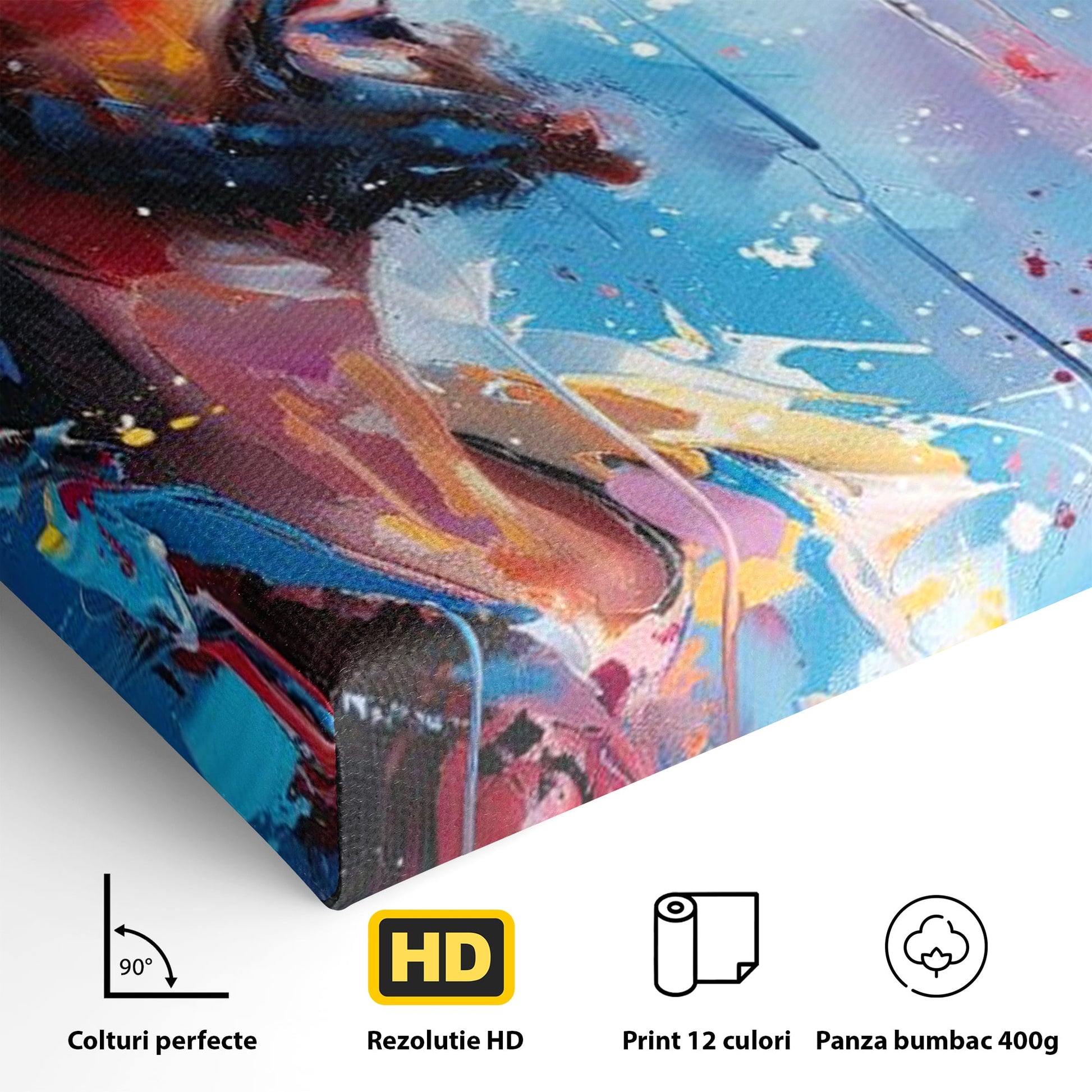 Tablou Canvas Premium LuxCanva® H1044, Reverie Sacra, Iisus, Credinta, Speranta, Mantuire, Har, Emotie, Coroana de Spini, Decor Crestin, Arta Religioasa, Living, Dormitor
