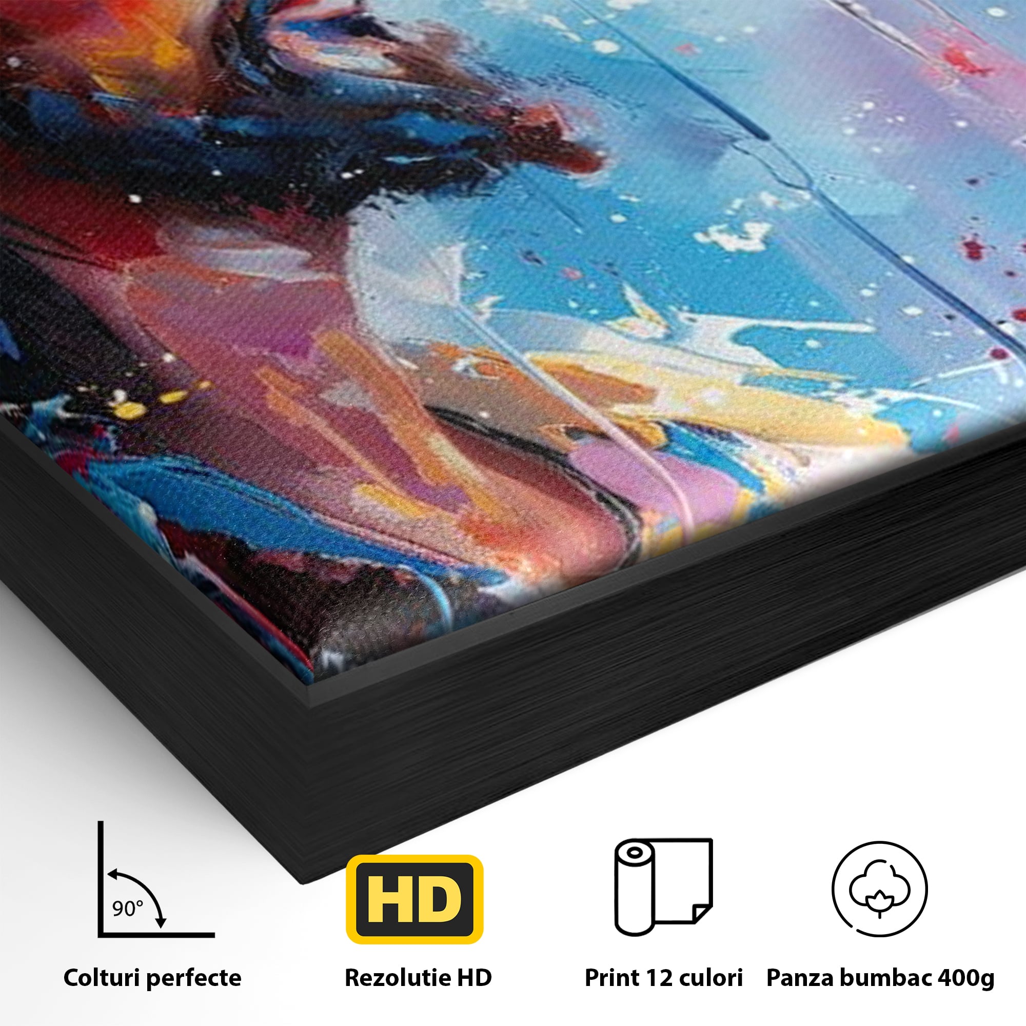 Tablou Canvas Premium LuxCanva® H1044, Reverie Sacra, Iisus, Credinta, Speranta, Mantuire, Har, Emotie, Coroana de Spini, Decor Crestin, Arta Religioasa, Living, Dormitor
