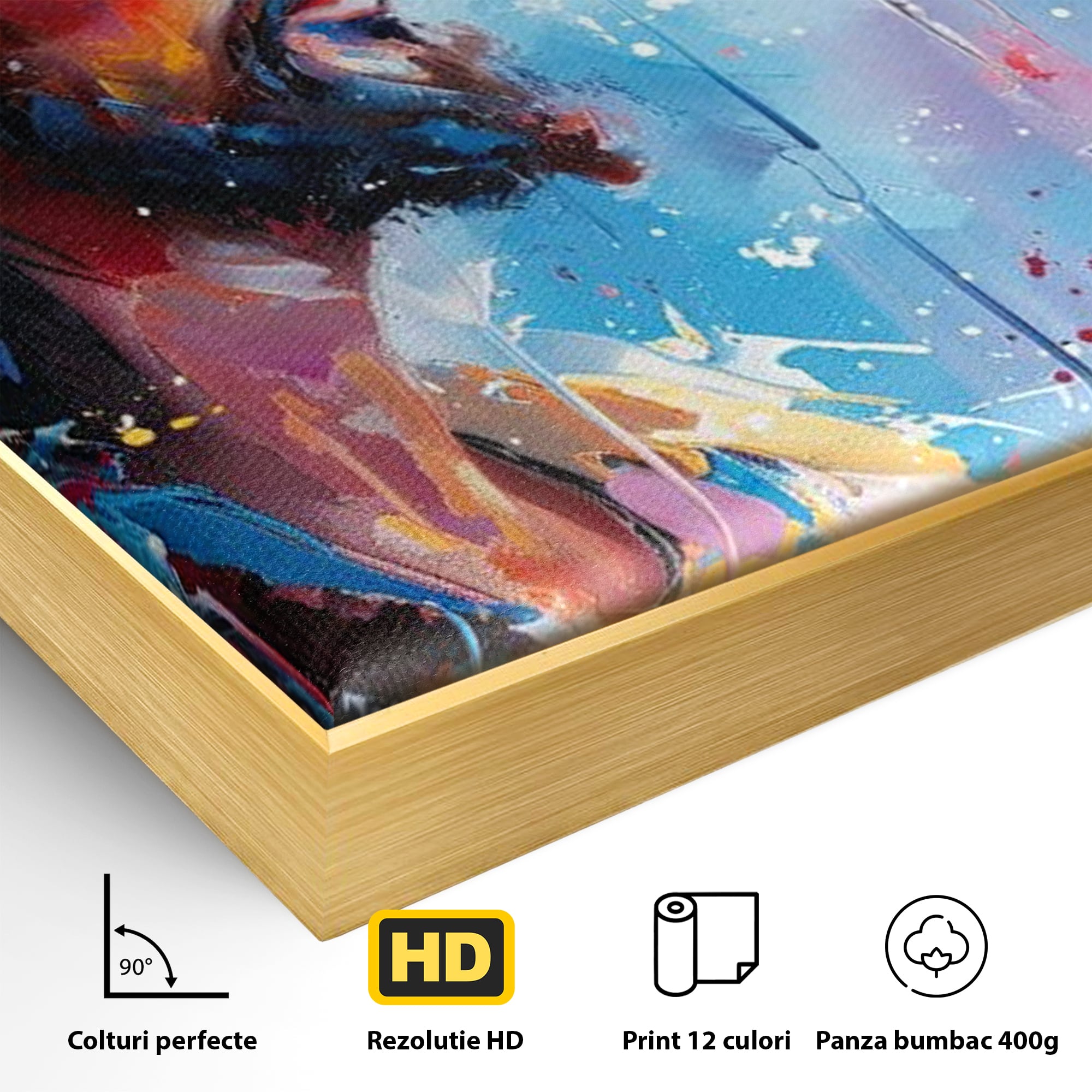 Tablou Canvas Premium LuxCanva® H1044, Reverie Sacra, Iisus, Credinta, Speranta, Mantuire, Har, Emotie, Coroana de Spini, Decor Crestin, Arta Religioasa, Living, Dormitor