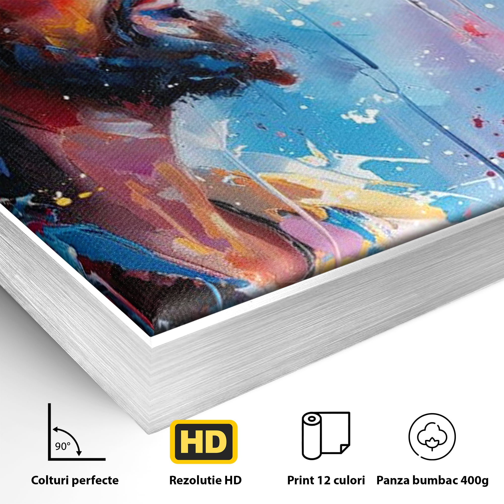 Tablou Canvas Premium LuxCanva® H1044, Reverie Sacra, Iisus, Credinta, Speranta, Mantuire, Har, Emotie, Coroana de Spini, Decor Crestin, Arta Religioasa, Living, Dormitor