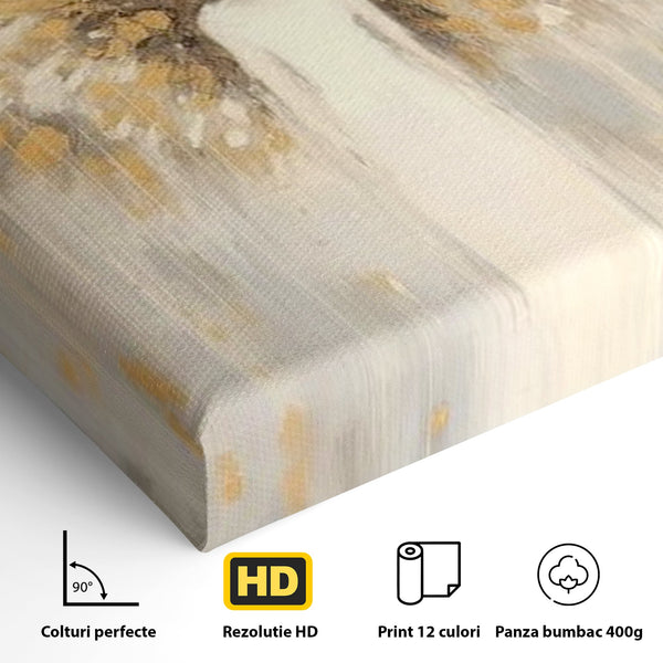 Tablou Canvas Premium LuxCanva® H1047, Gardian Ceresc, Inger, Aripi, Silueta, Spiritualitate, Credinta, Har, Blandete, Fragilitate, Pace, Arta Religioasa, Living, Dormitor