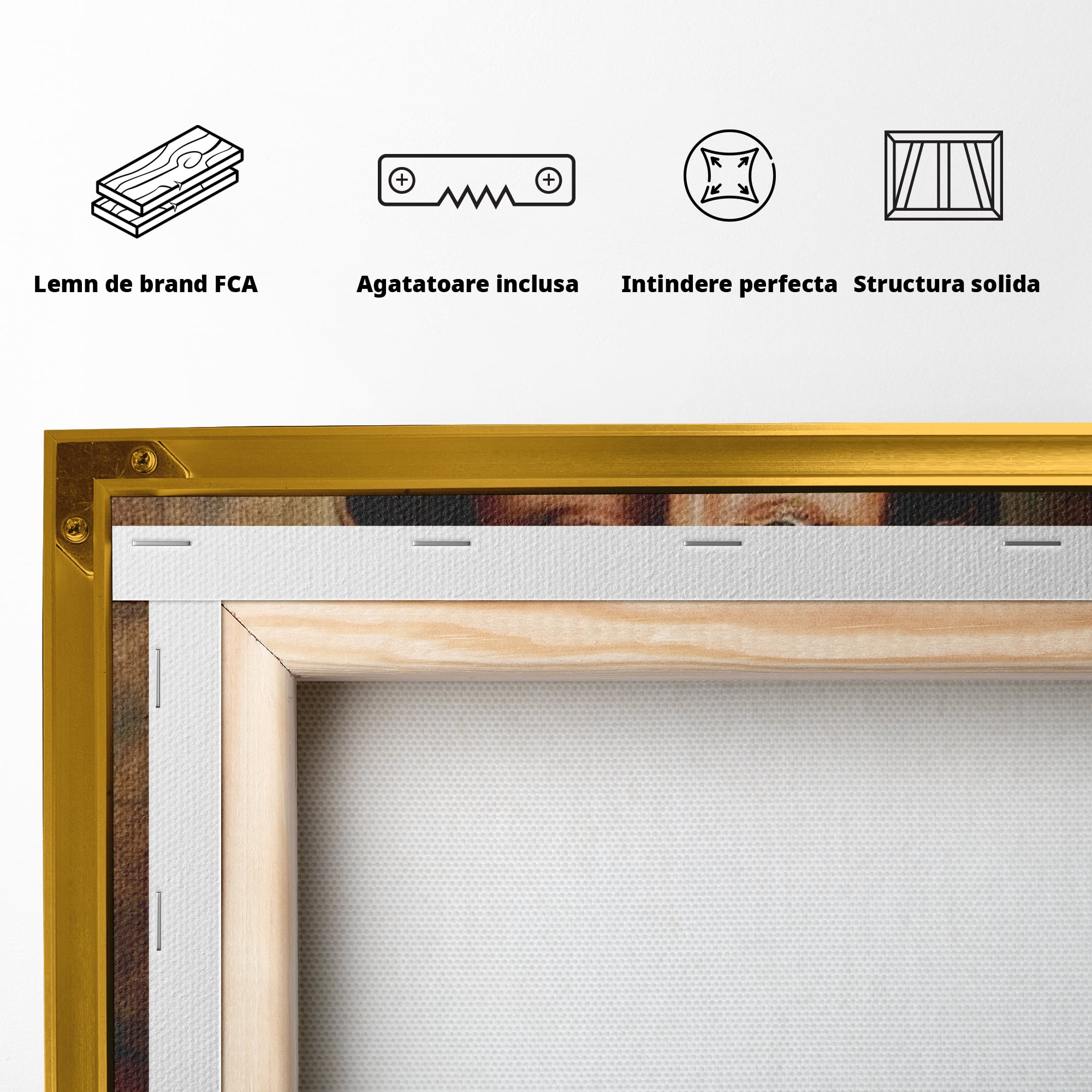 Tablou Canvas Premium LuxCanva® H1049, Portretul lui Iisus, Iisus, Chip, Credinta, Speranta, Mantuire, Sacrificiu, Spiritualitate, Har, Arta Religioasa, Living, Dormitor