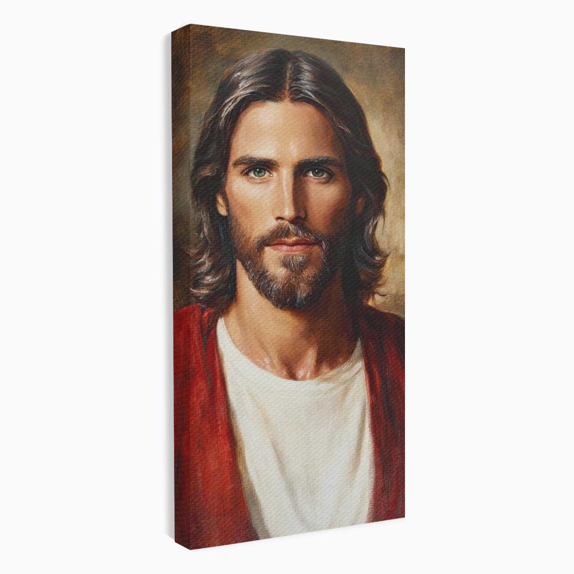 Tablou Canvas Premium LuxCanva® H1049, Portretul lui Iisus, Iisus, Chip, Credinta, Speranta, Mantuire, Sacrificiu, Spiritualitate, Har, Arta Religioasa, Living, Dormitor