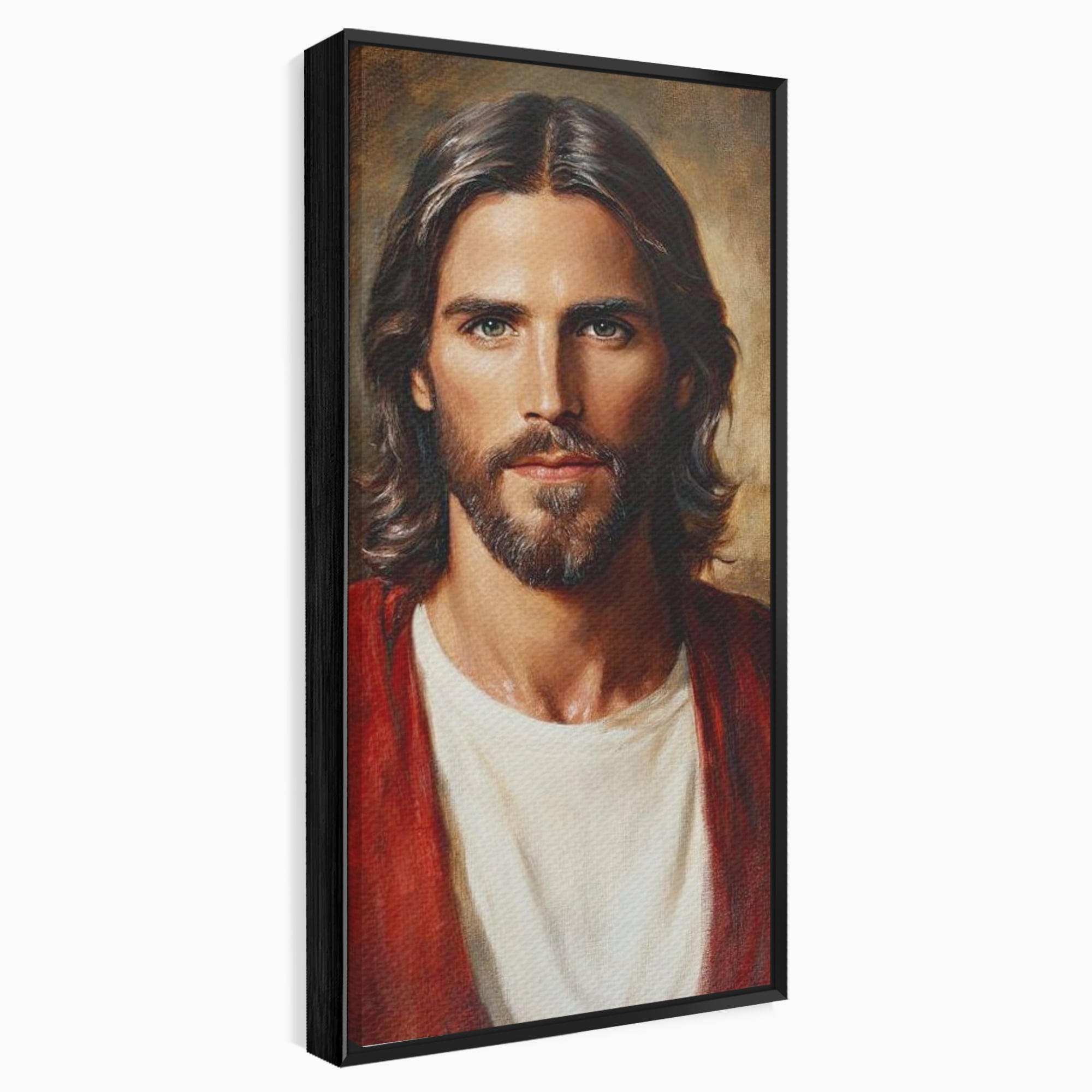 Tablou Canvas Premium LuxCanva® H1049, Portretul lui Iisus, Iisus, Chip, Credinta, Speranta, Mantuire, Sacrificiu, Spiritualitate, Har, Arta Religioasa, Living, Dormitor