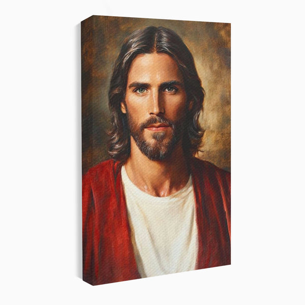 Tablou Canvas Premium LuxCanva® H1049, Portretul lui Iisus, Iisus, Chip, Credinta, Speranta, Mantuire, Sacrificiu, Spiritualitate, Har, Arta Religioasa, Living, Dormitor