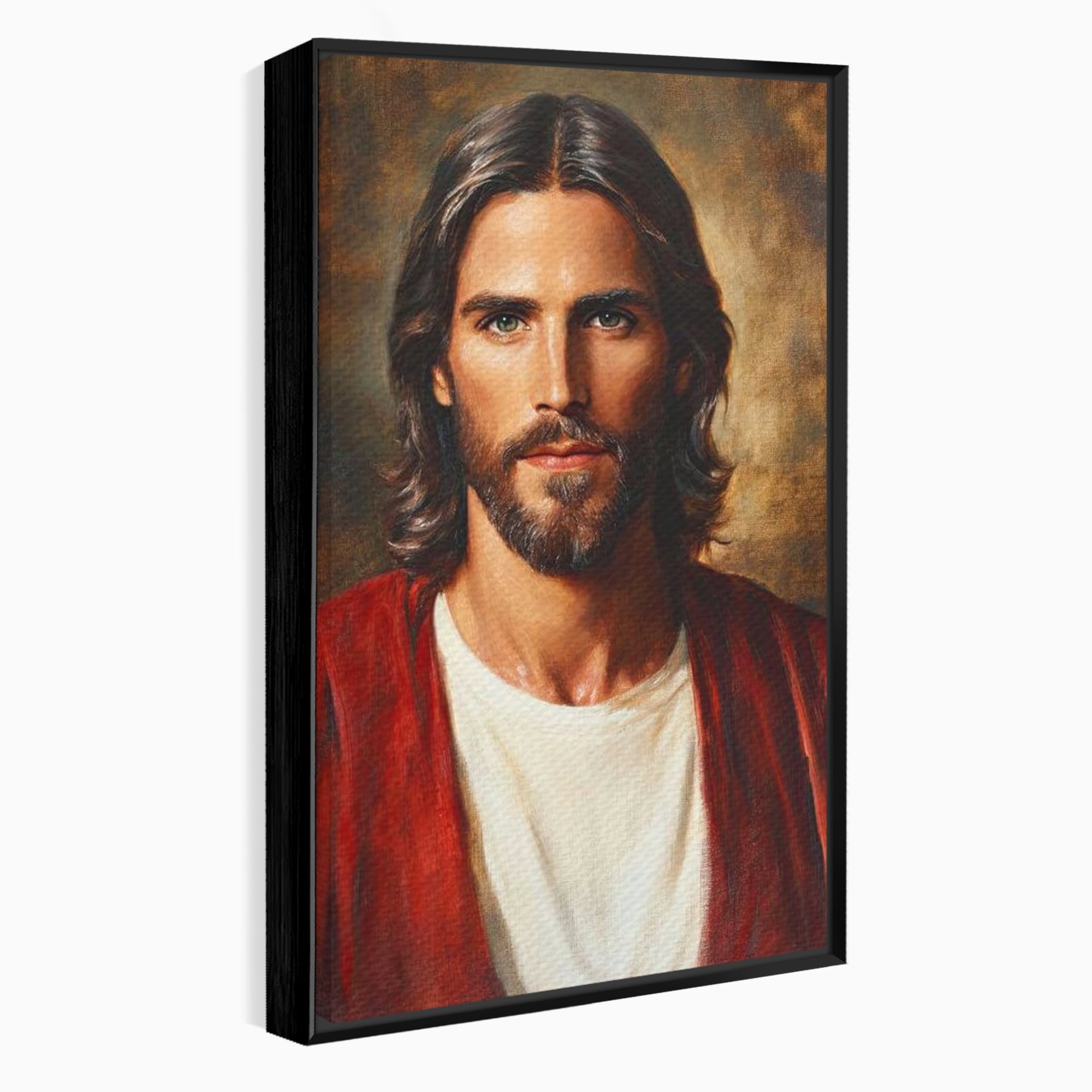 Tablou Canvas Premium LuxCanva® H1049, Portretul lui Iisus, Iisus, Chip, Credinta, Speranta, Mantuire, Sacrificiu, Spiritualitate, Har, Arta Religioasa, Living, Dormitor