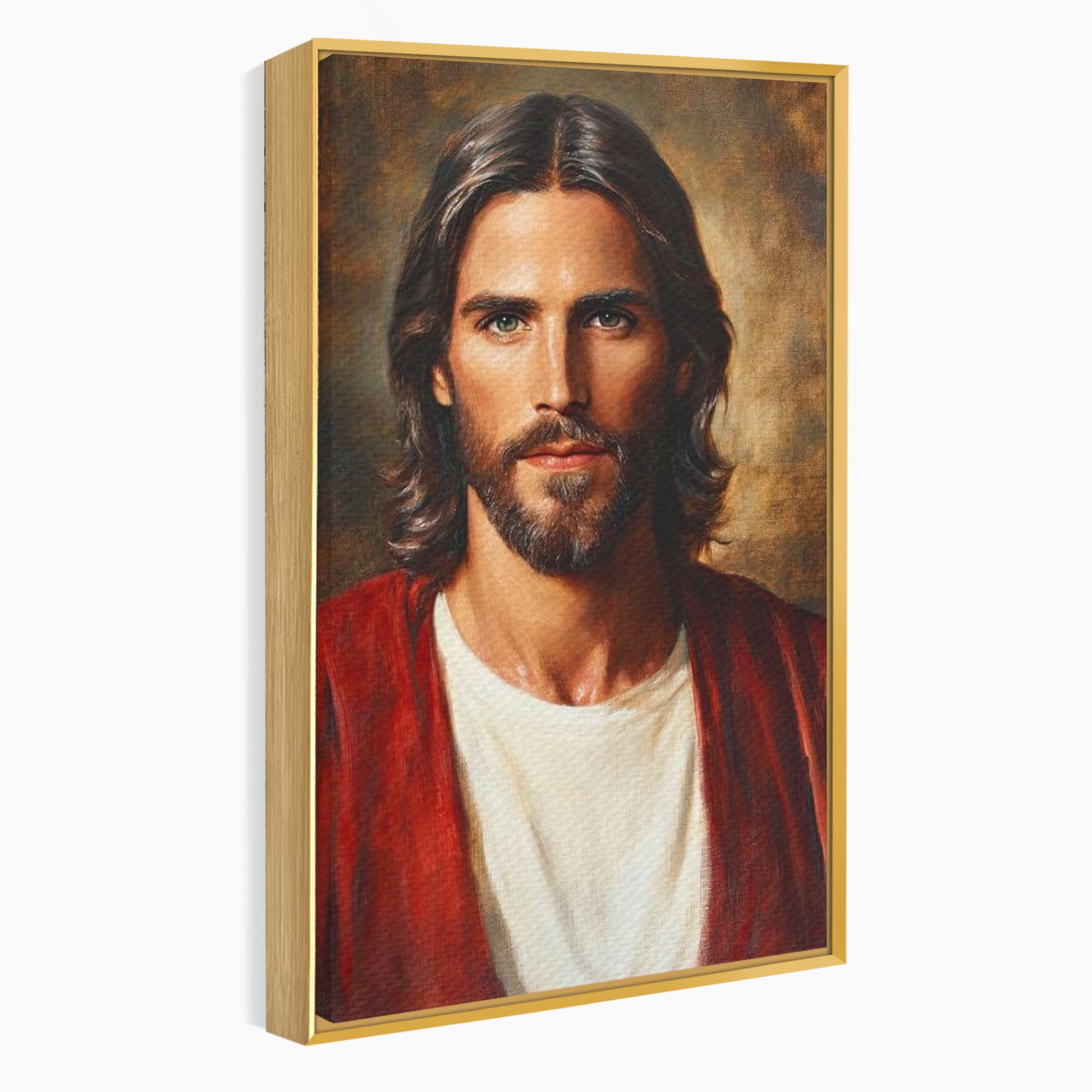 Tablou Canvas Premium LuxCanva® H1049, Portretul lui Iisus, Iisus, Chip, Credinta, Speranta, Mantuire, Sacrificiu, Spiritualitate, Har, Arta Religioasa, Living, Dormitor