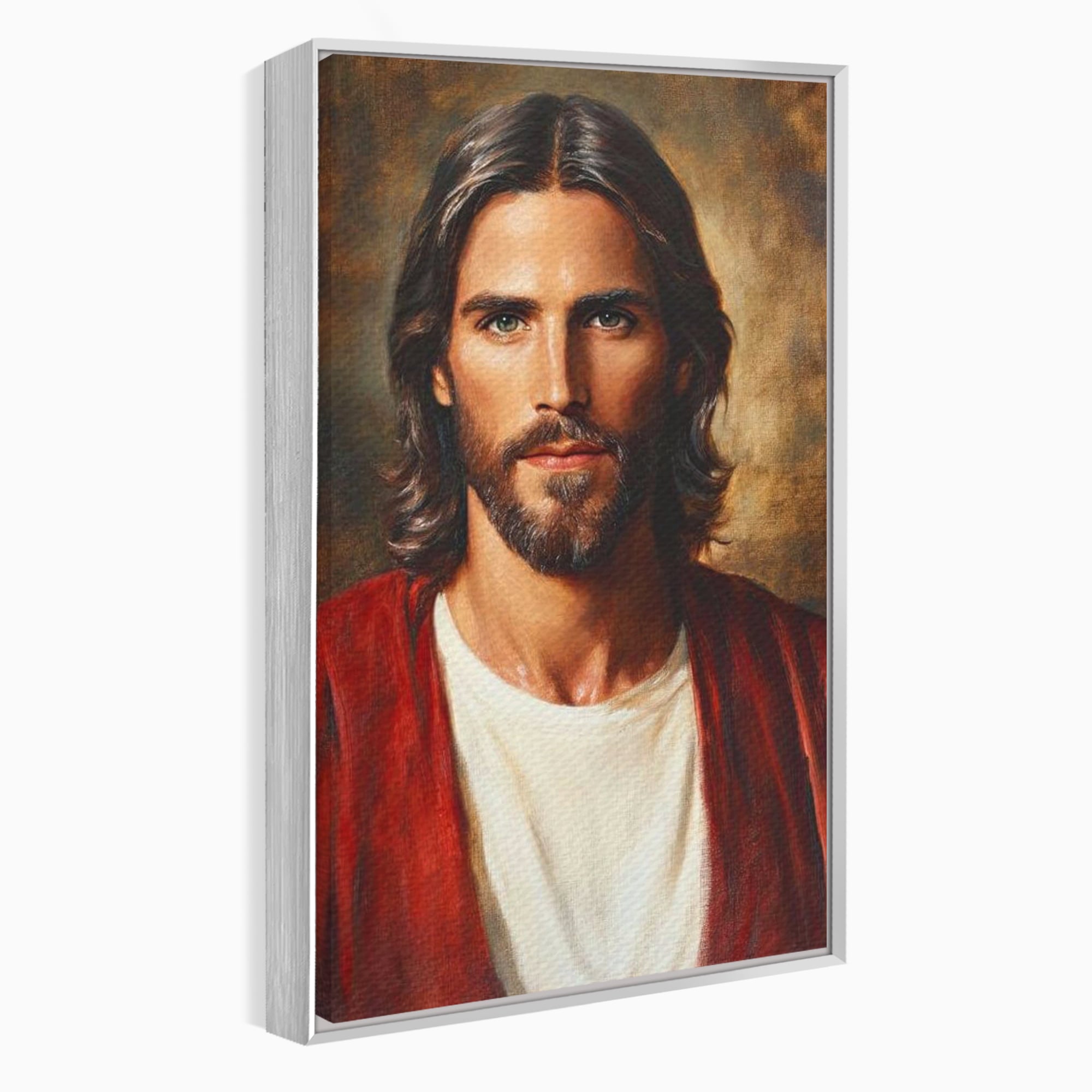Tablou Canvas Premium LuxCanva® H1049, Portretul lui Iisus, Iisus, Chip, Credinta, Speranta, Mantuire, Sacrificiu, Spiritualitate, Har, Arta Religioasa, Living, Dormitor