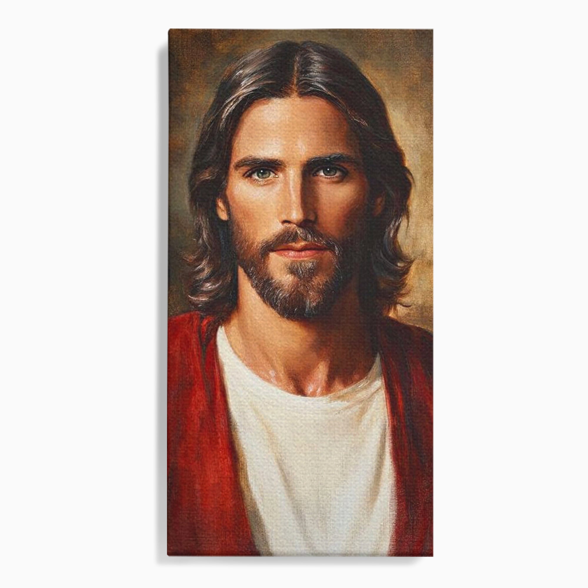 Tablou Canvas Premium LuxCanva® H1049, Portretul lui Iisus, Iisus, Chip, Credinta, Speranta, Mantuire, Sacrificiu, Spiritualitate, Har, Arta Religioasa, Living, Dormitor