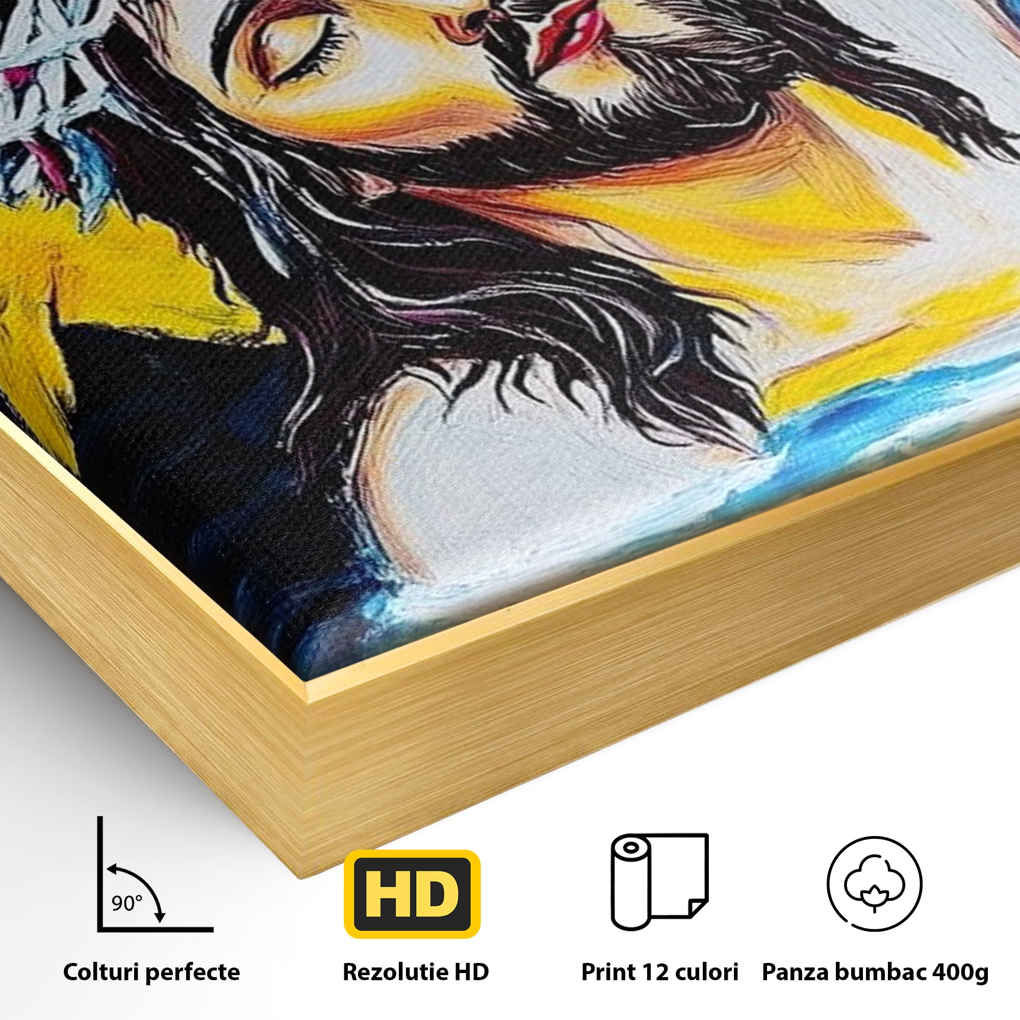 Tablou Canvas Premium LuxCanva® H1054, Jertfa si Lumina, Iisus, Sacrificiu, Iertare, Lumina, Sange, Apa, Ramuri, Coroana, Arta Religioasa Moderna, Living, Dormitor
