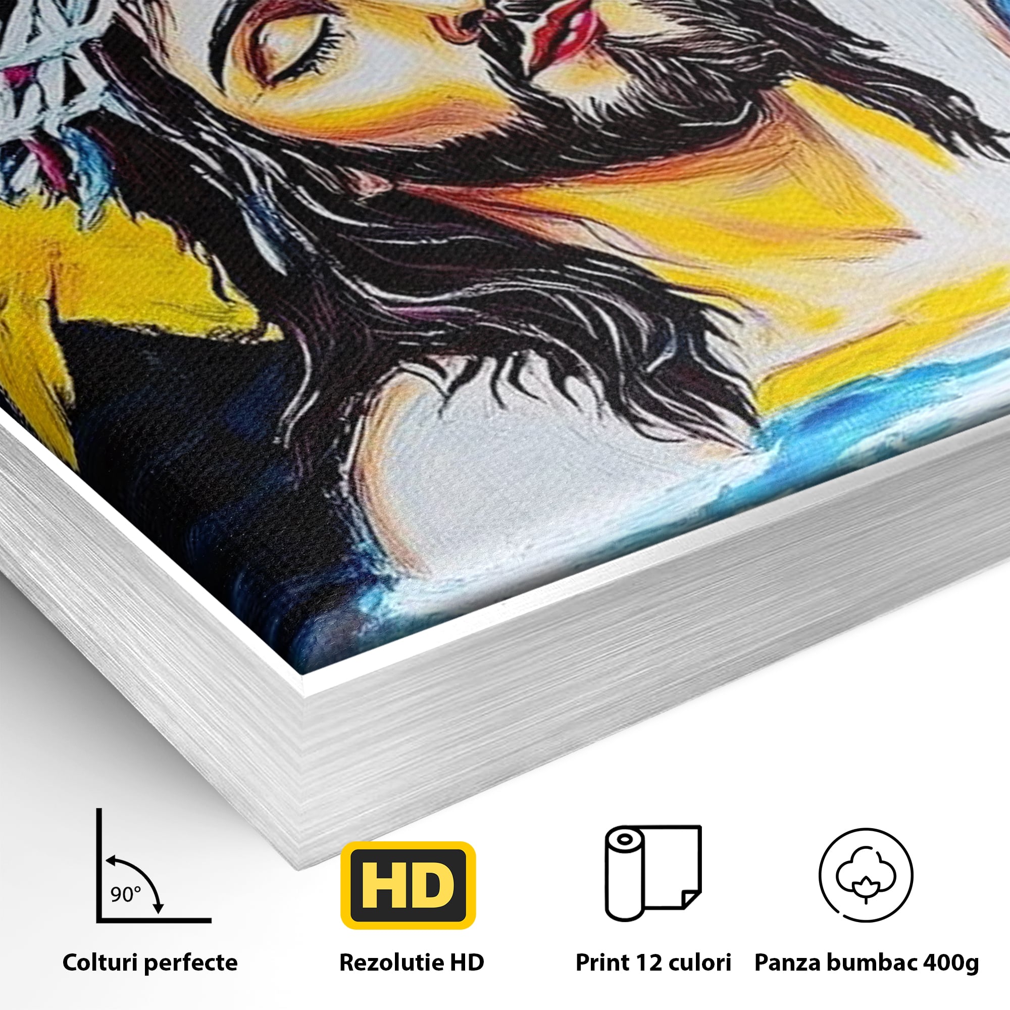 Tablou Canvas Premium LuxCanva® H1054, Jertfa si Lumina, Iisus, Sacrificiu, Iertare, Lumina, Sange, Apa, Ramuri, Coroana, Arta Religioasa Moderna, Living, Dormitor