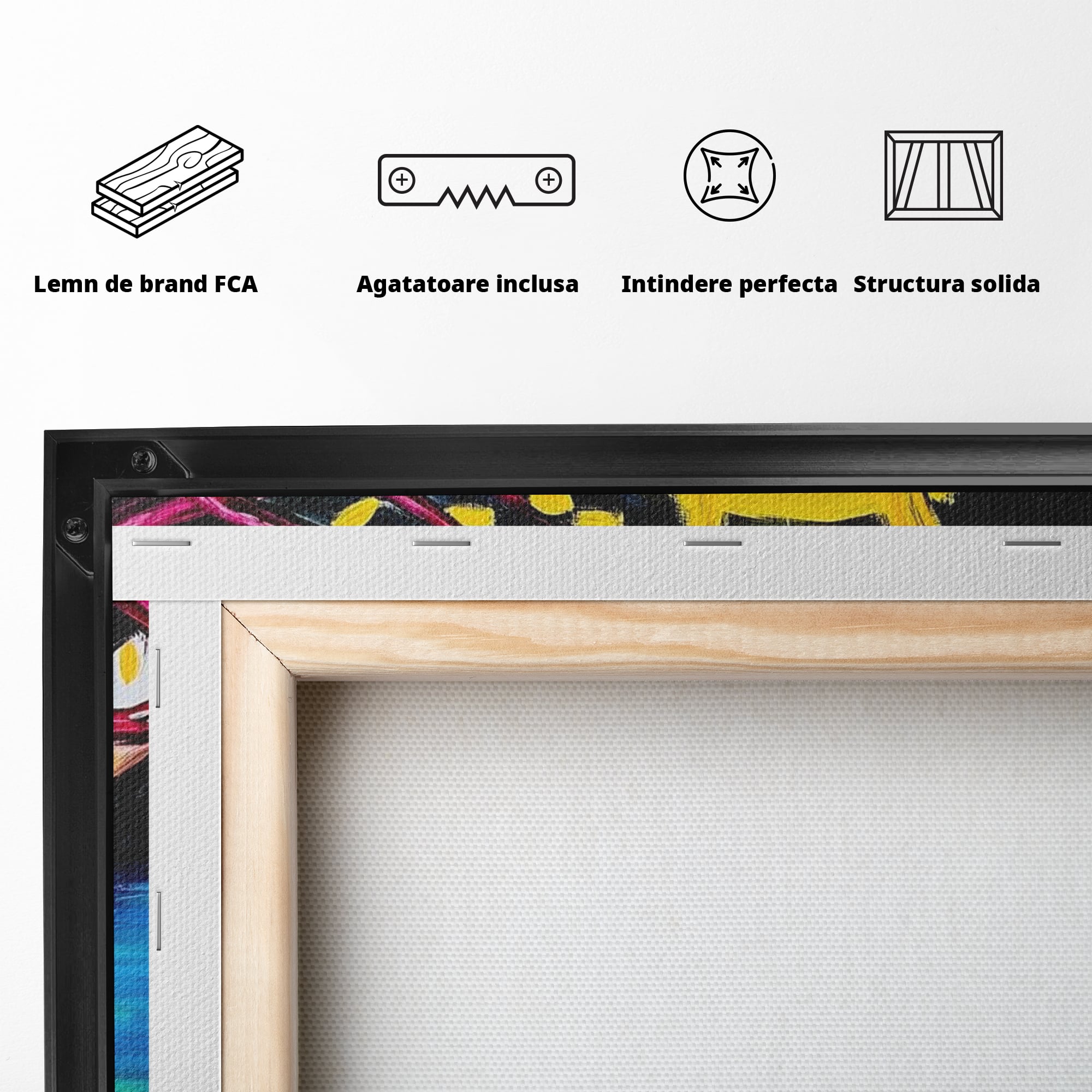 Tablou Canvas Premium LuxCanva® H1054, Jertfa si Lumina, Iisus, Sacrificiu, Iertare, Lumina, Sange, Apa, Ramuri, Coroana, Arta Religioasa Moderna, Living, Dormitor