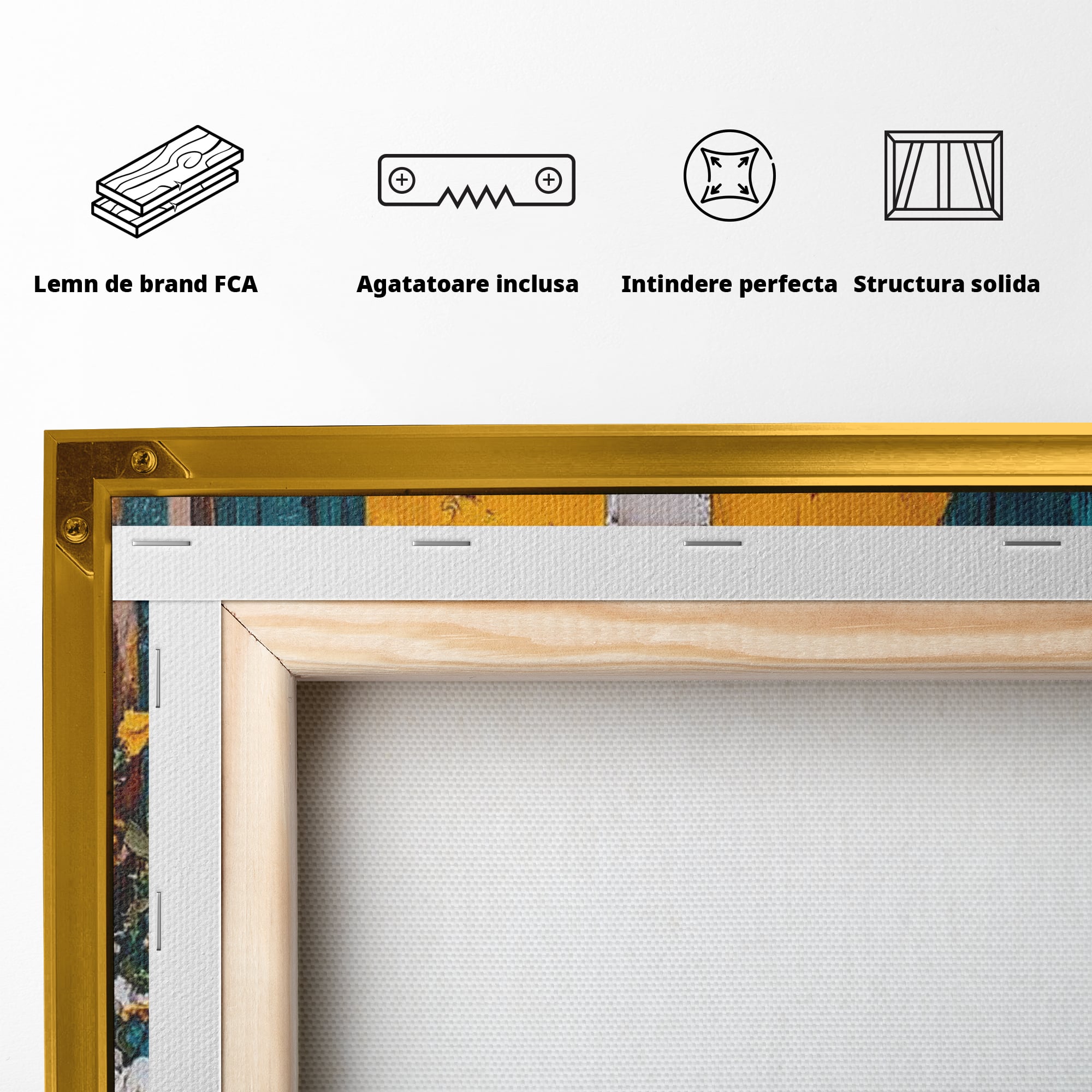 Tablou Canvas Premium LuxCanva® H1057, Evlavie Florala, Credinta, Cruce, Flori, Gradina, Lumina, Rasarit, Speranta, Puritate, Spiritualitate, Simbol Sacru, Living, Dormitor
