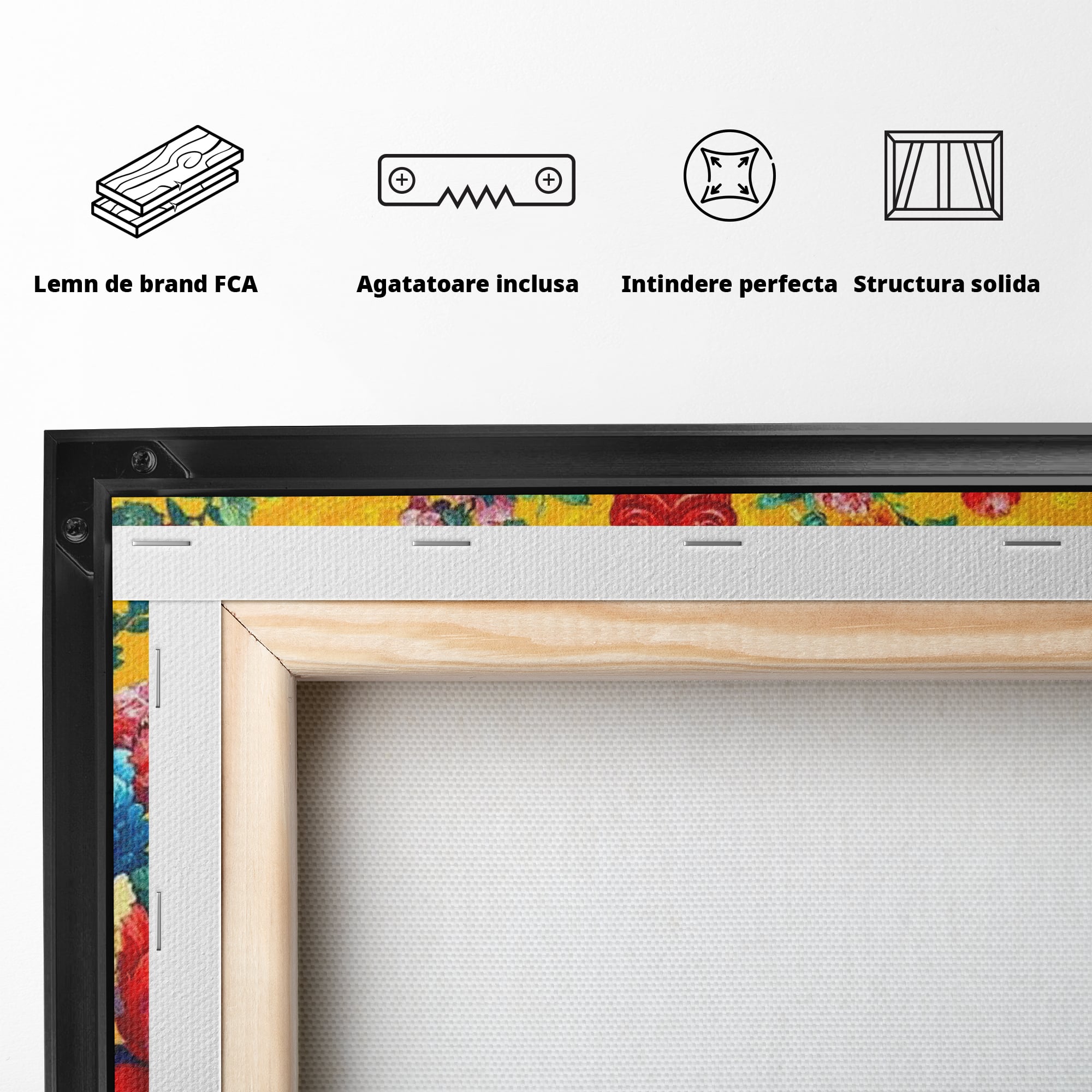 Tablou Canvas Premium LuxCanva® H1058, Credinta Vie, Credinta, Cruce, Flori, Gradina, Lumina, Rasarit, Speranta, Puritate, Spiritualitate, Simbol Sacru, Living, Dormitor