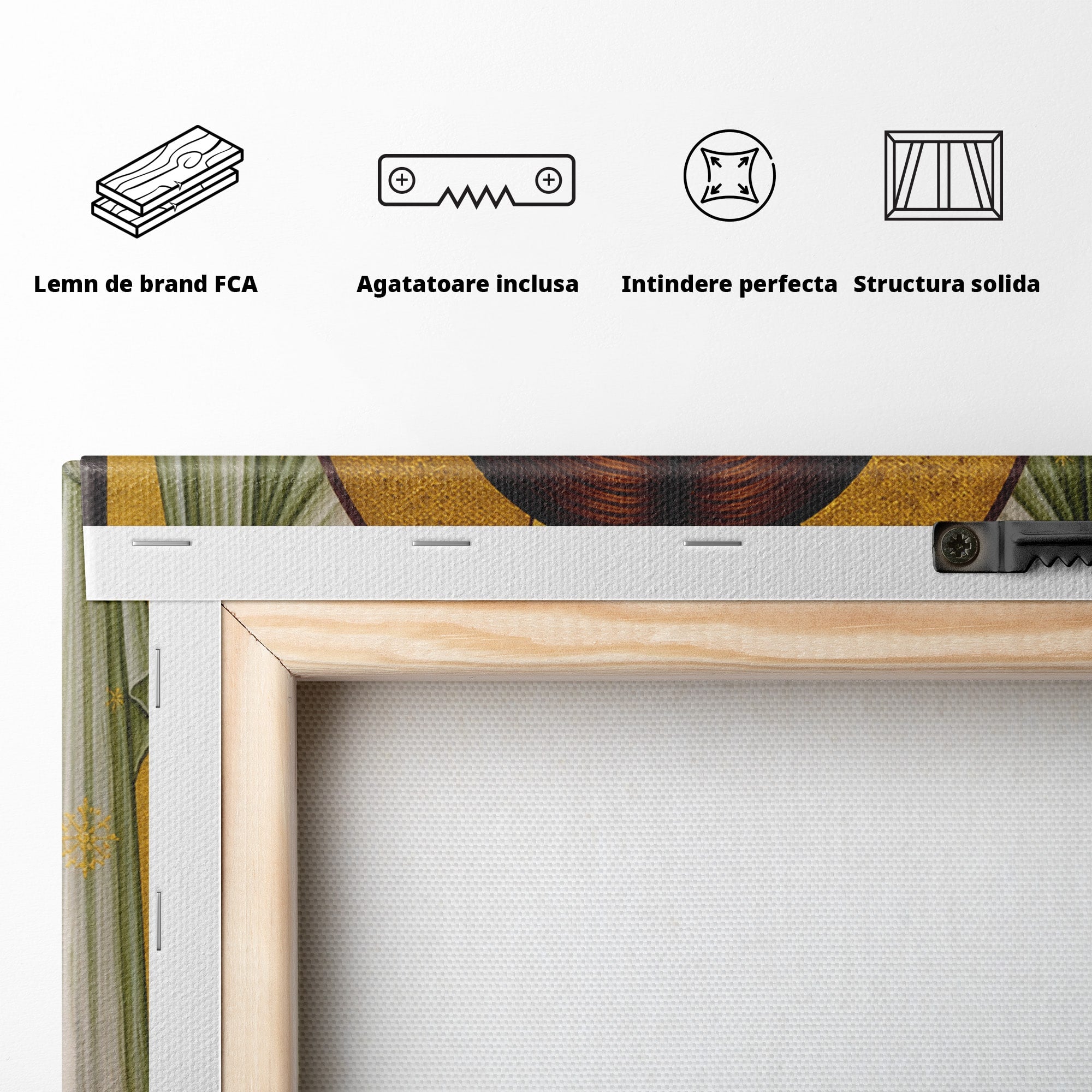 Tablou Canvas Premium LuxCanva® H1096, Fata Milostivirii Divine, Icoana, Religie, Spiritualitate, Credinta, Arta Sacra, Dormitor, Birou, Culori Vibrante