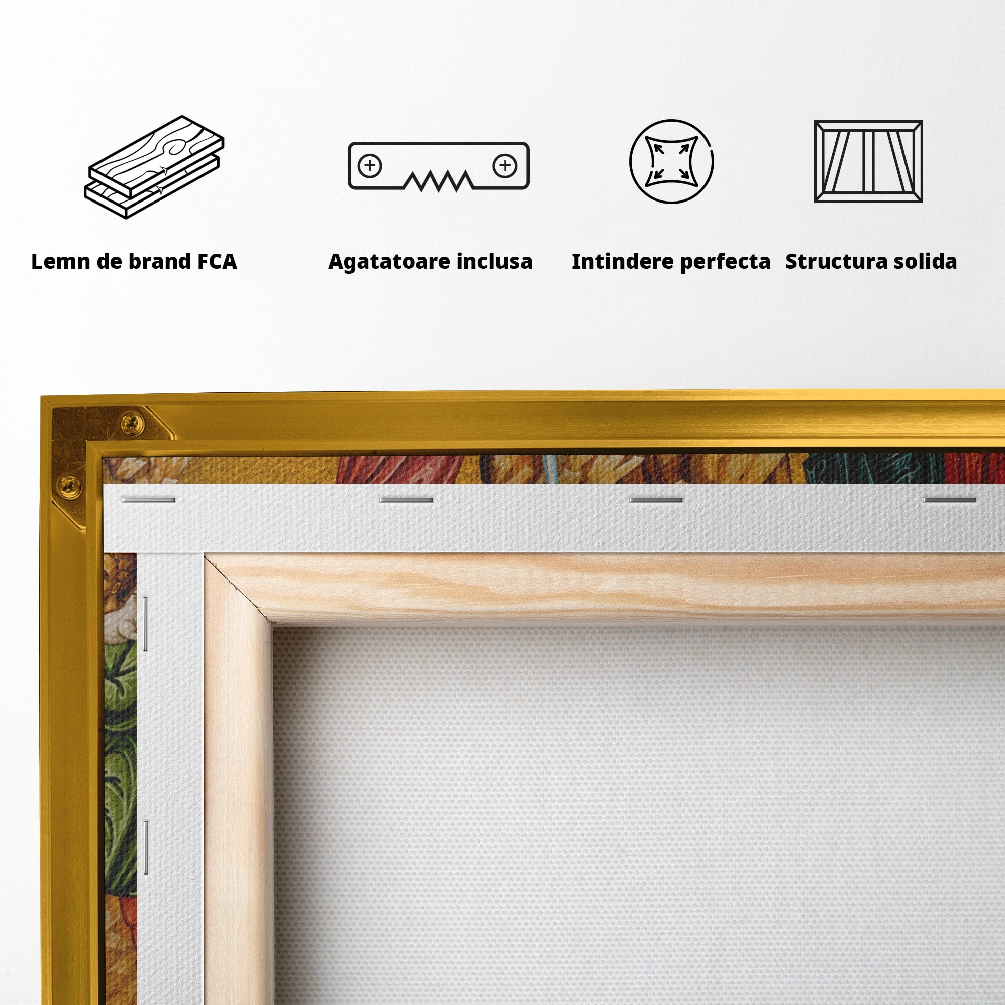 Tablou Canvas Premium LuxCanva® H1098, Nasterea lui Iisus Hristos, Religie, Icoana, Nastere, Spiritualitate, Dormitor, Culori Vibrante