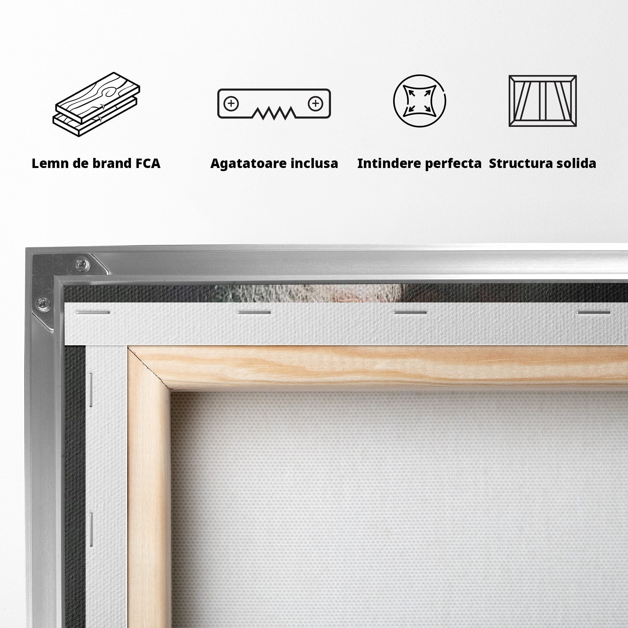Tablou Canvas Premium LuxCanva® H1104, Părintele Arsenie Papacioc, Sfant, Portret, Binecuvantare, Rugaciune, Birou, Living, Culori Vibrante