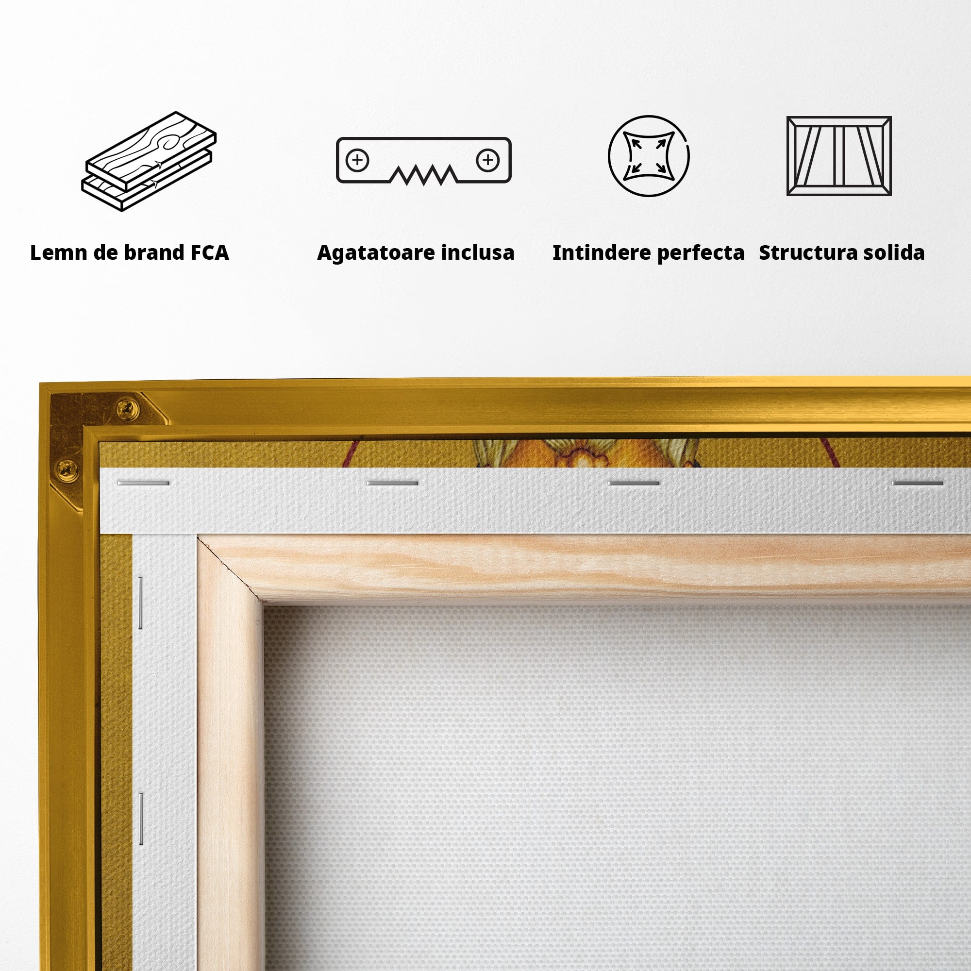 Tablou Canvas Premium LuxCanva® H1121, Sfântul Spiridon – Făcătorul de Minuni, Icoana, Ocrotitor, Sprijin, Credinta, Dormitor, Birou, Culori Vibrante