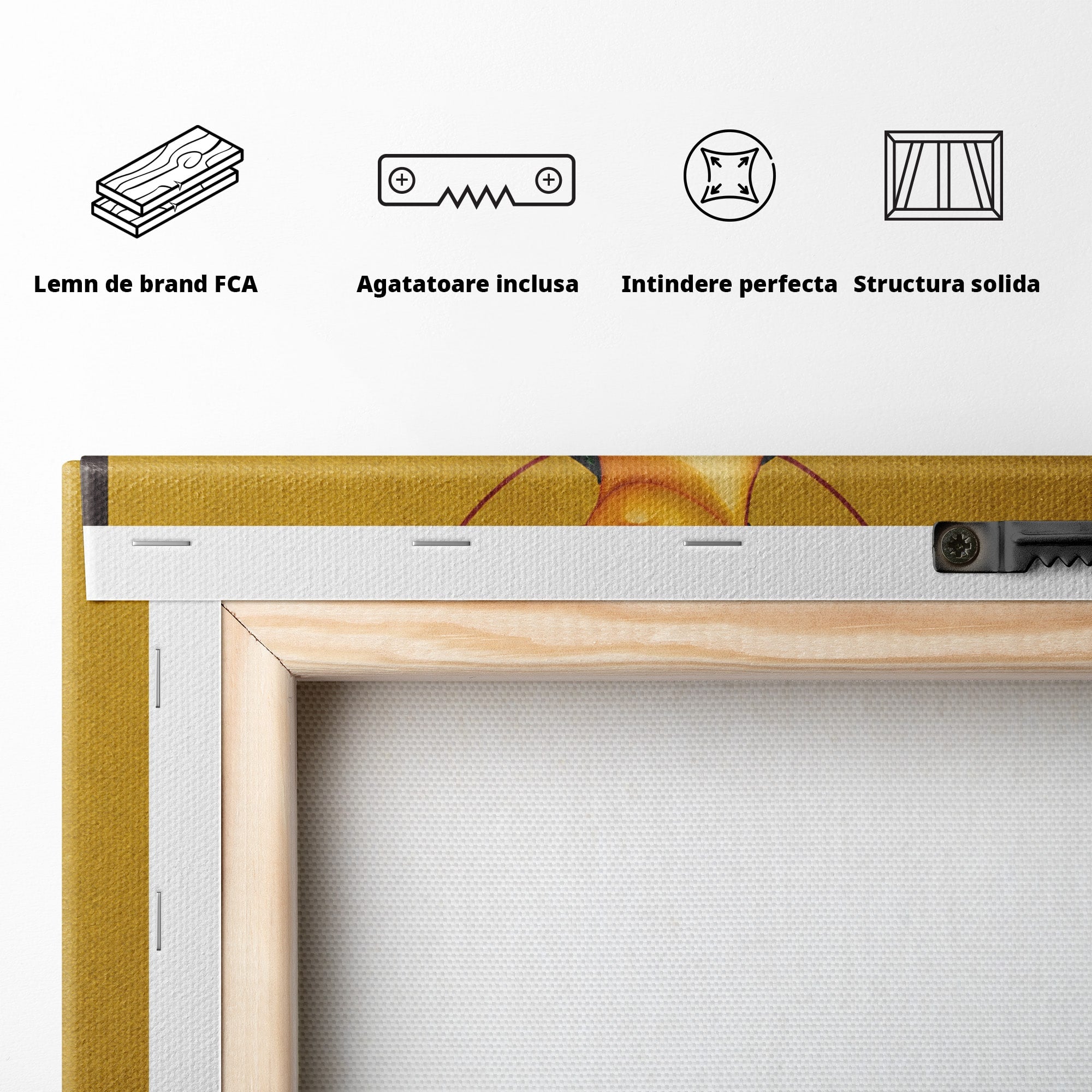Tablou Canvas Premium LuxCanva® H1122, Sfântul Ștefan – Mărturisitorul lui Hristos, Intaiul, Mucenic, Jertfa, Credinta, Sfintenie, Dormitor, Birou, Culori Vibrante