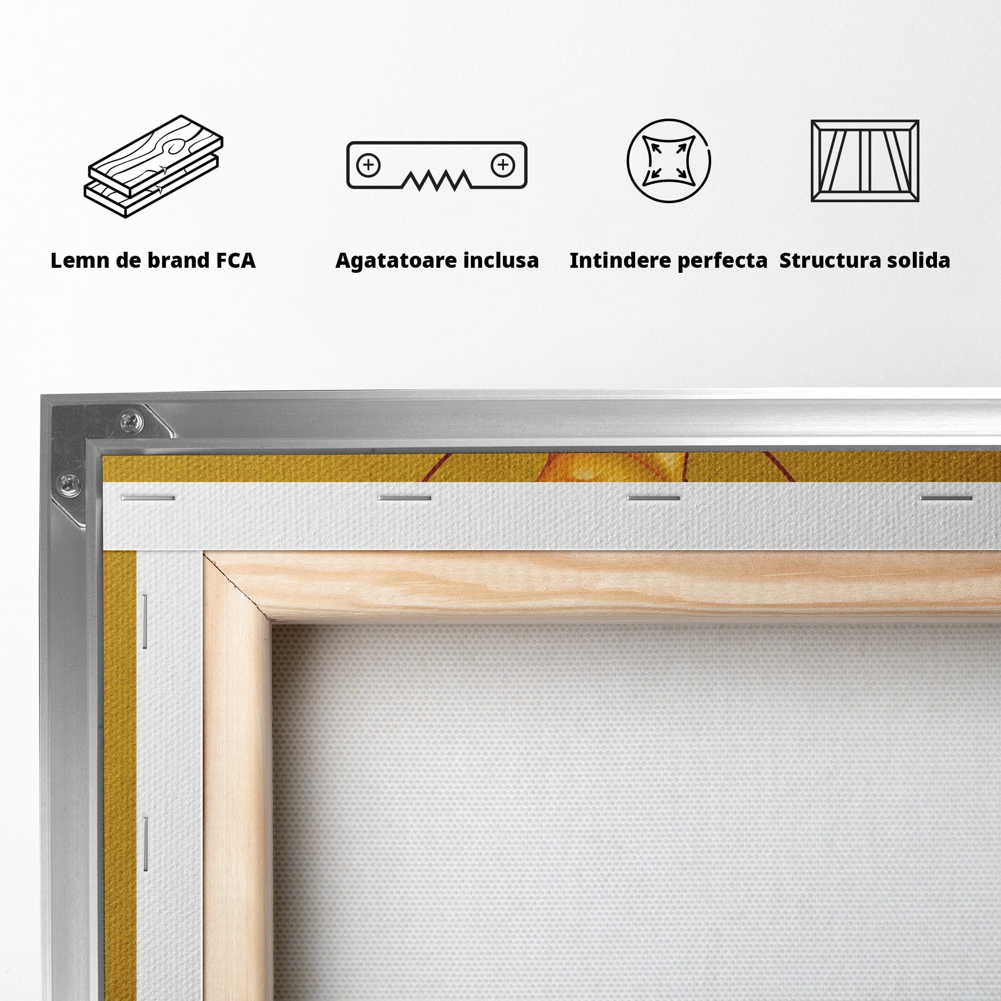 Tablou Canvas Premium LuxCanva® H1122, Sfântul Ștefan – Mărturisitorul lui Hristos, Intaiul, Mucenic, Jertfa, Credinta, Sfintenie, Dormitor, Birou, Culori Vibrante