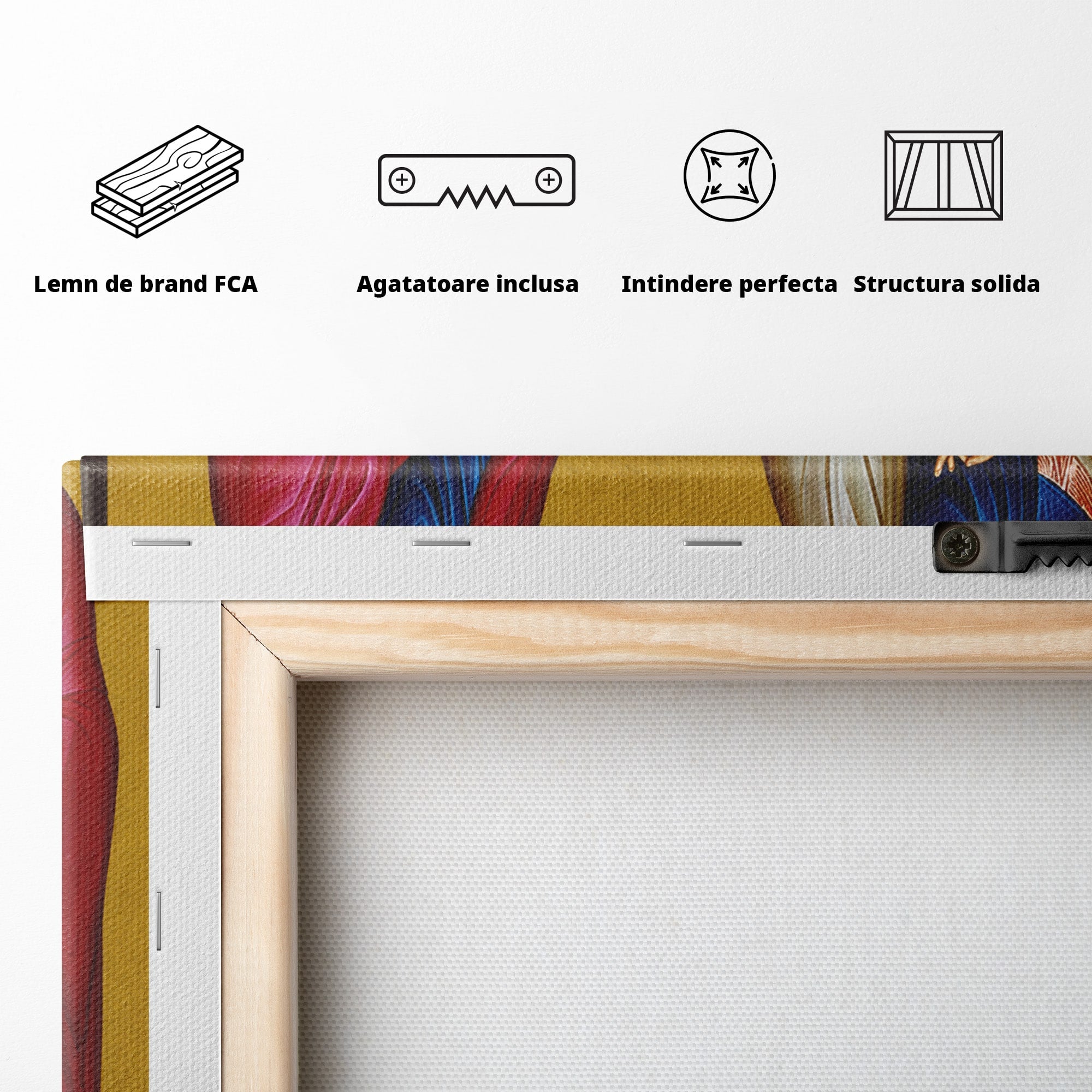Tablou Canvas Premium LuxCanva® H1126, Sfintii Apostoli Petru Si Pavel, Icoana, Marturisire, Propovăduire, Dormitor, Birou, Culori Vibrante