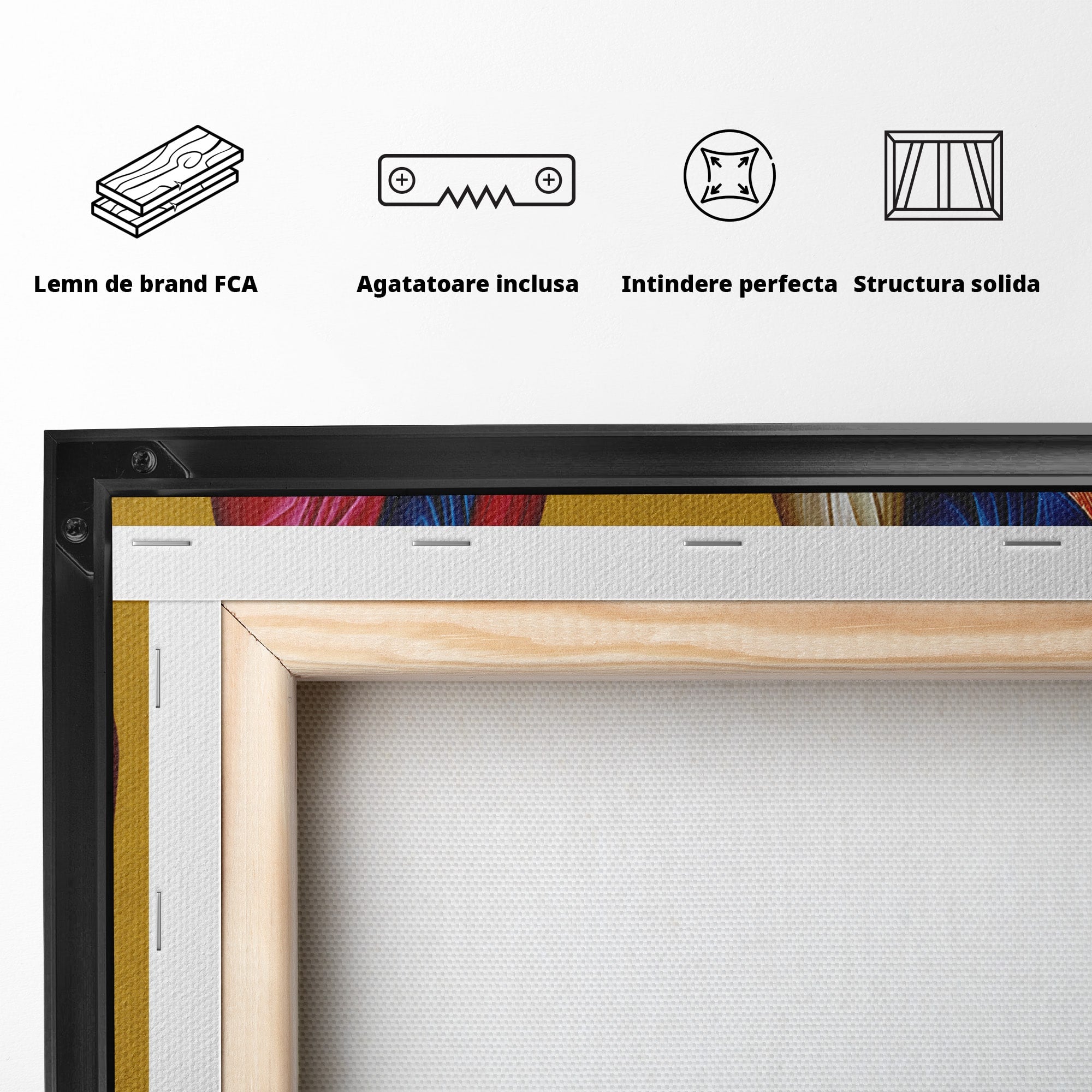 Tablou Canvas Premium LuxCanva® H1126, Sfintii Apostoli Petru Si Pavel, Icoana, Marturisire, Propovăduire, Dormitor, Birou, Culori Vibrante
