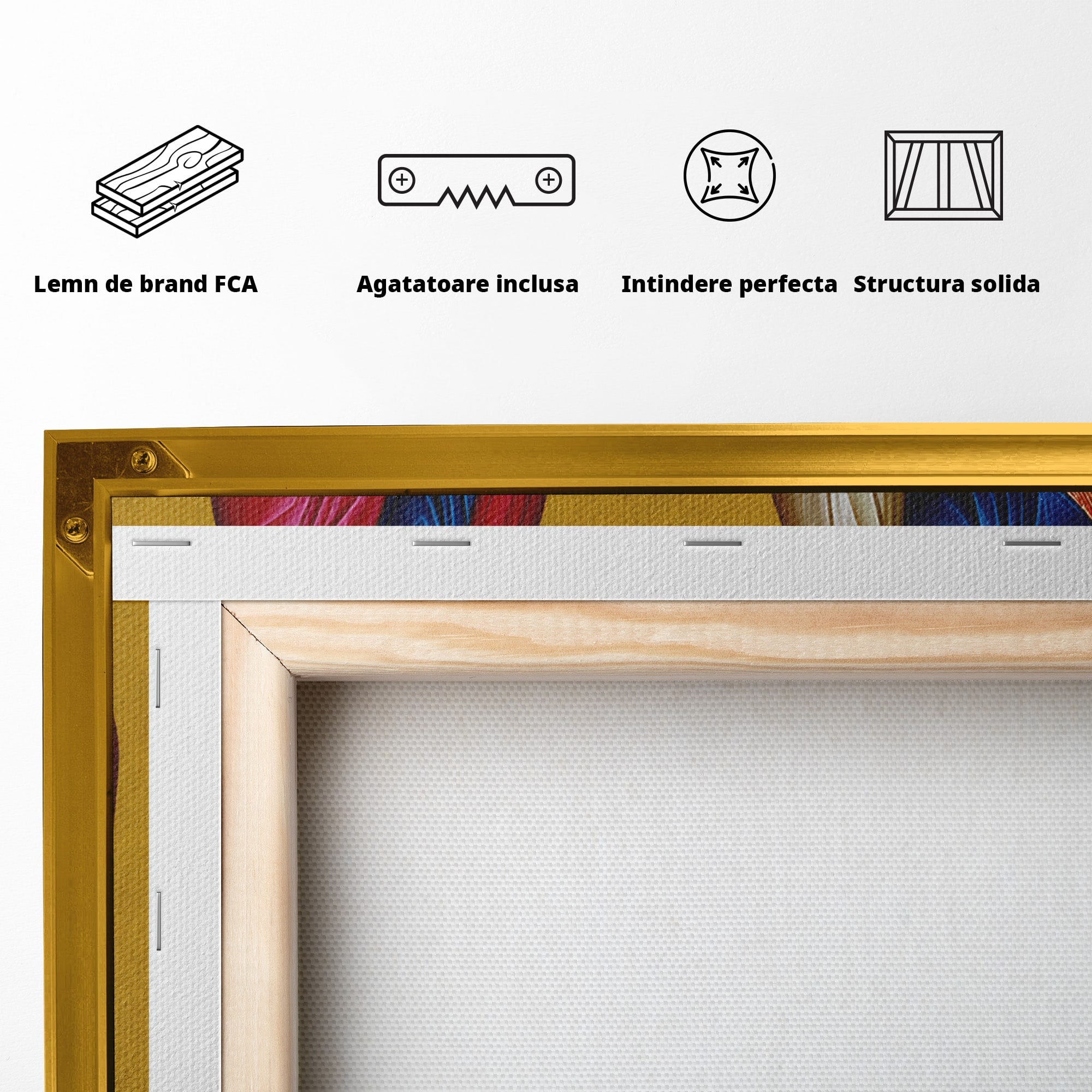 Tablou Canvas Premium LuxCanva® H1126, Sfintii Apostoli Petru Si Pavel, Icoana, Marturisire, Propovăduire, Dormitor, Birou, Culori Vibrante