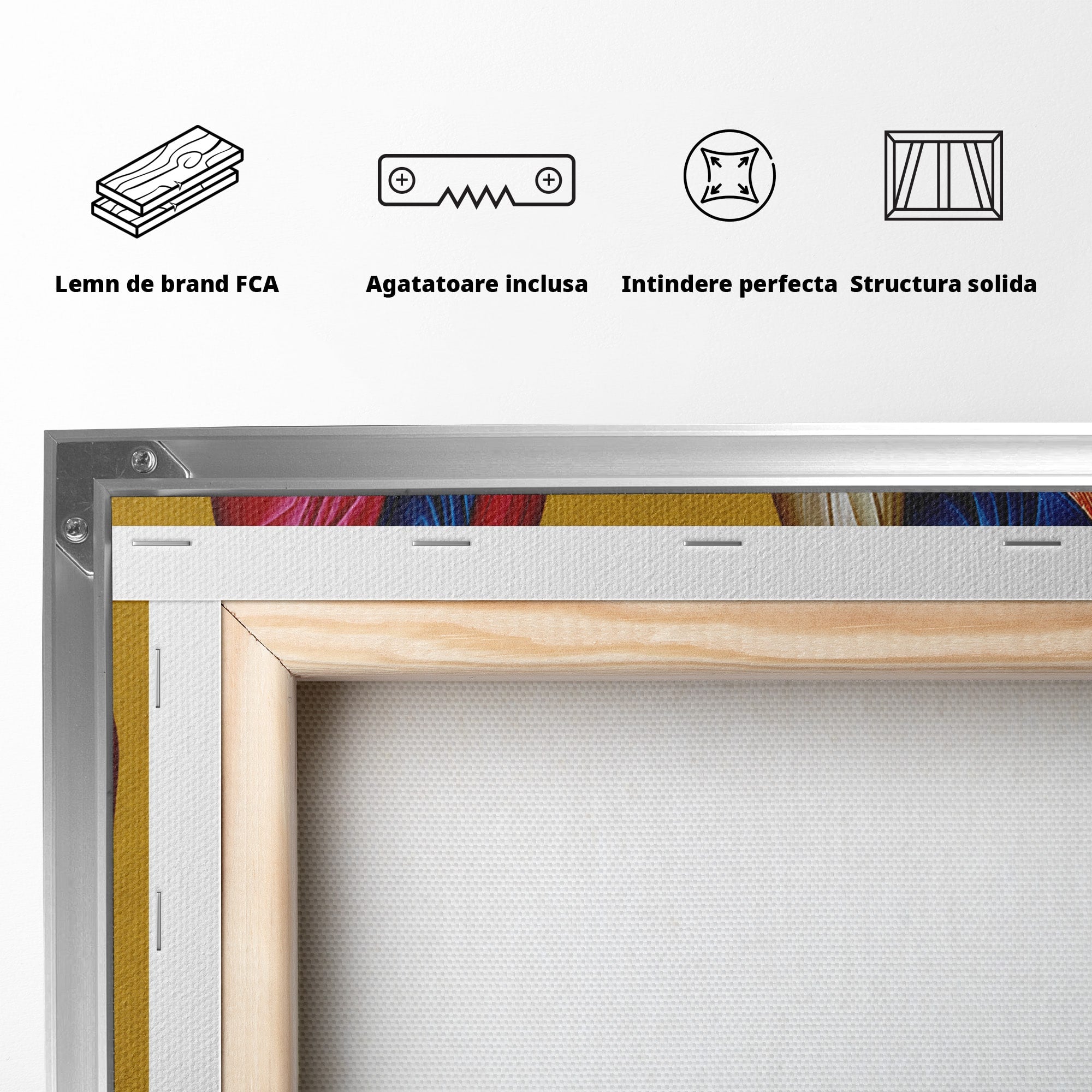 Tablou Canvas Premium LuxCanva® H1126, Sfintii Apostoli Petru Si Pavel, Icoana, Marturisire, Propovăduire, Dormitor, Birou, Culori Vibrante