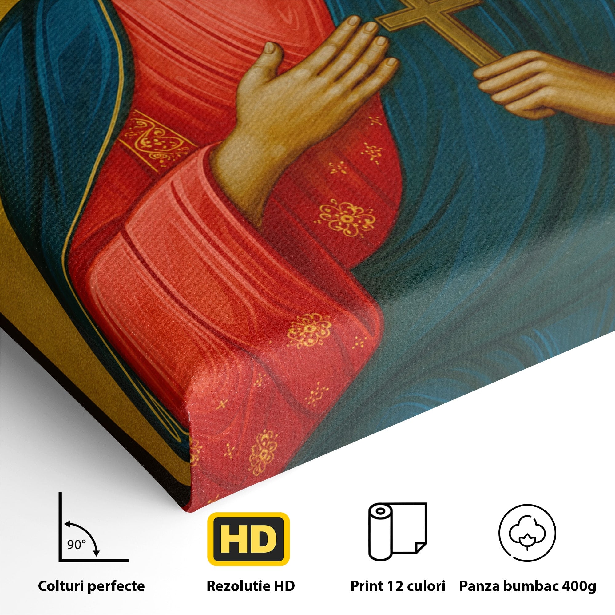 Tablou Canvas Premium LuxCanva® H1133, Sfantul Filip, Religie, Icoana, Sfintenie, Credinta, Dormitor, Culori Vibrante