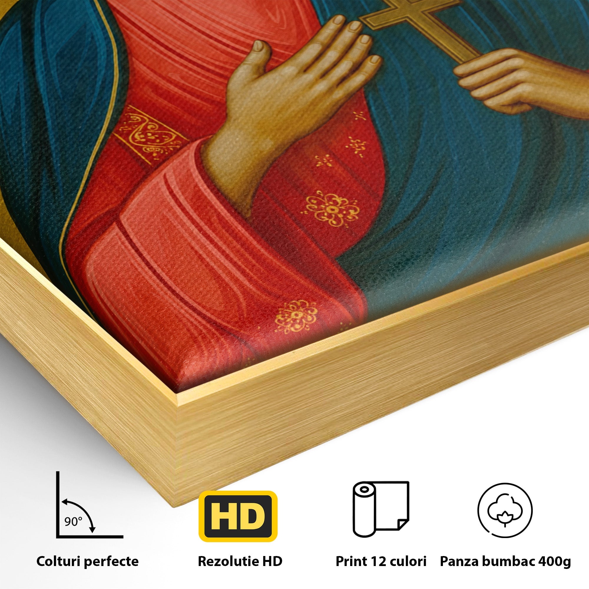Tablou Canvas Premium LuxCanva® H1133, Sfantul Filip, Religie, Icoana, Sfintenie, Credinta, Dormitor, Culori Vibrante