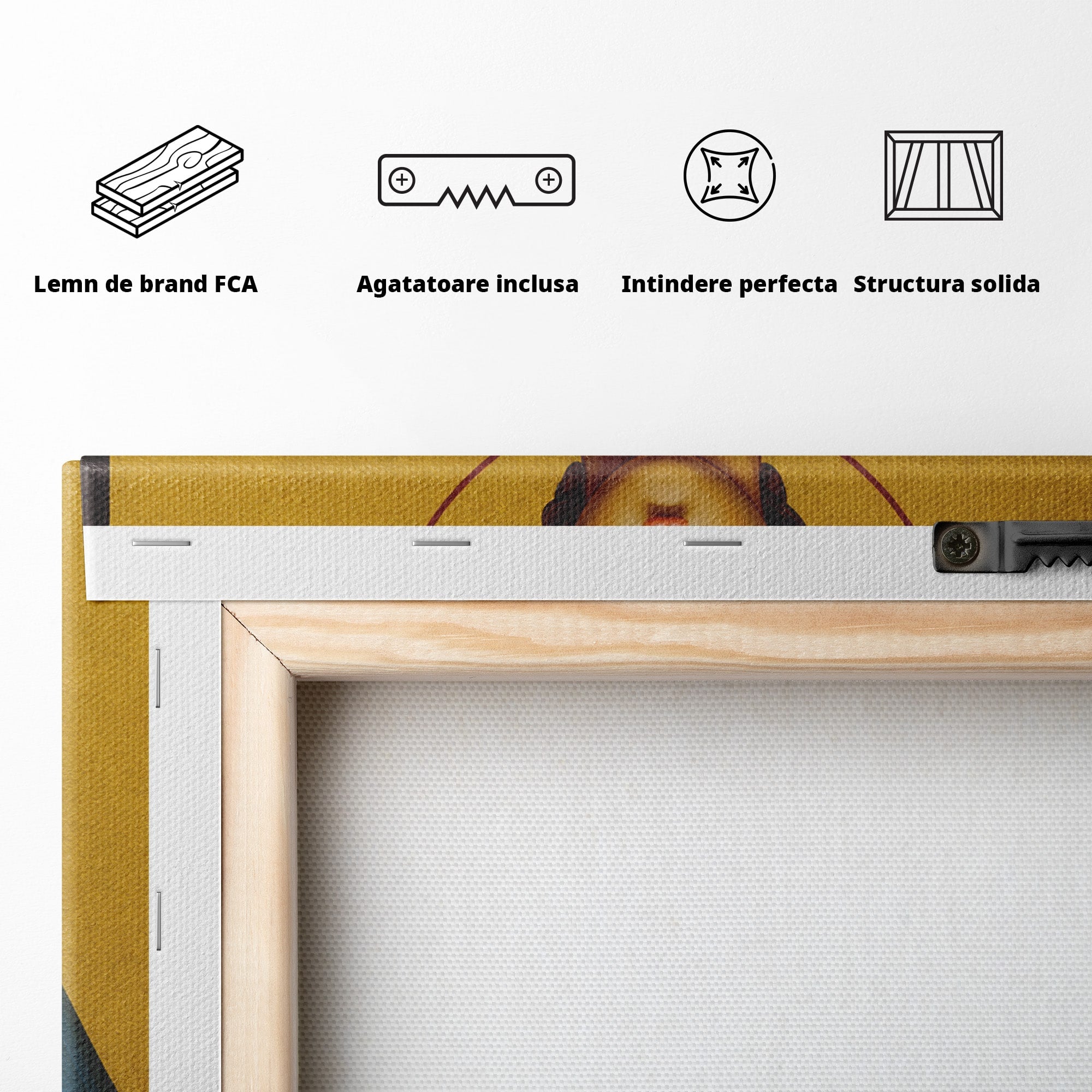 Tablou Canvas Premium LuxCanva® H1133, Sfantul Filip, Religie, Icoana, Sfintenie, Credinta, Dormitor, Culori Vibrante