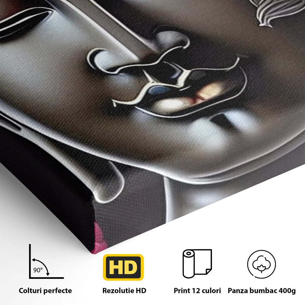 Leinwandbilder Premium LuxCanva® I122, Lotus der Erleuchtung, Buddha, Zen, Erleuchtung, Innerer Frieden, Spiritualität, Harmonie, Meditation, Blumen, Lotus, Herz, Wohnen, Schlafzimmer