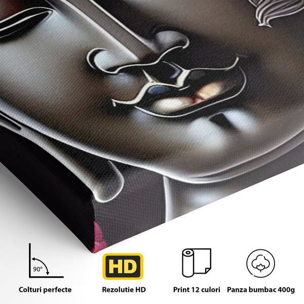 Leinwandbilder Premium LuxCanva® I122, Lotus der Erleuchtung, Buddha, Zen, Erleuchtung, Innerer Frieden, Spiritualität, Harmonie, Meditation, Blumen, Lotus, Herz, Wohnen, Schlafzimmer