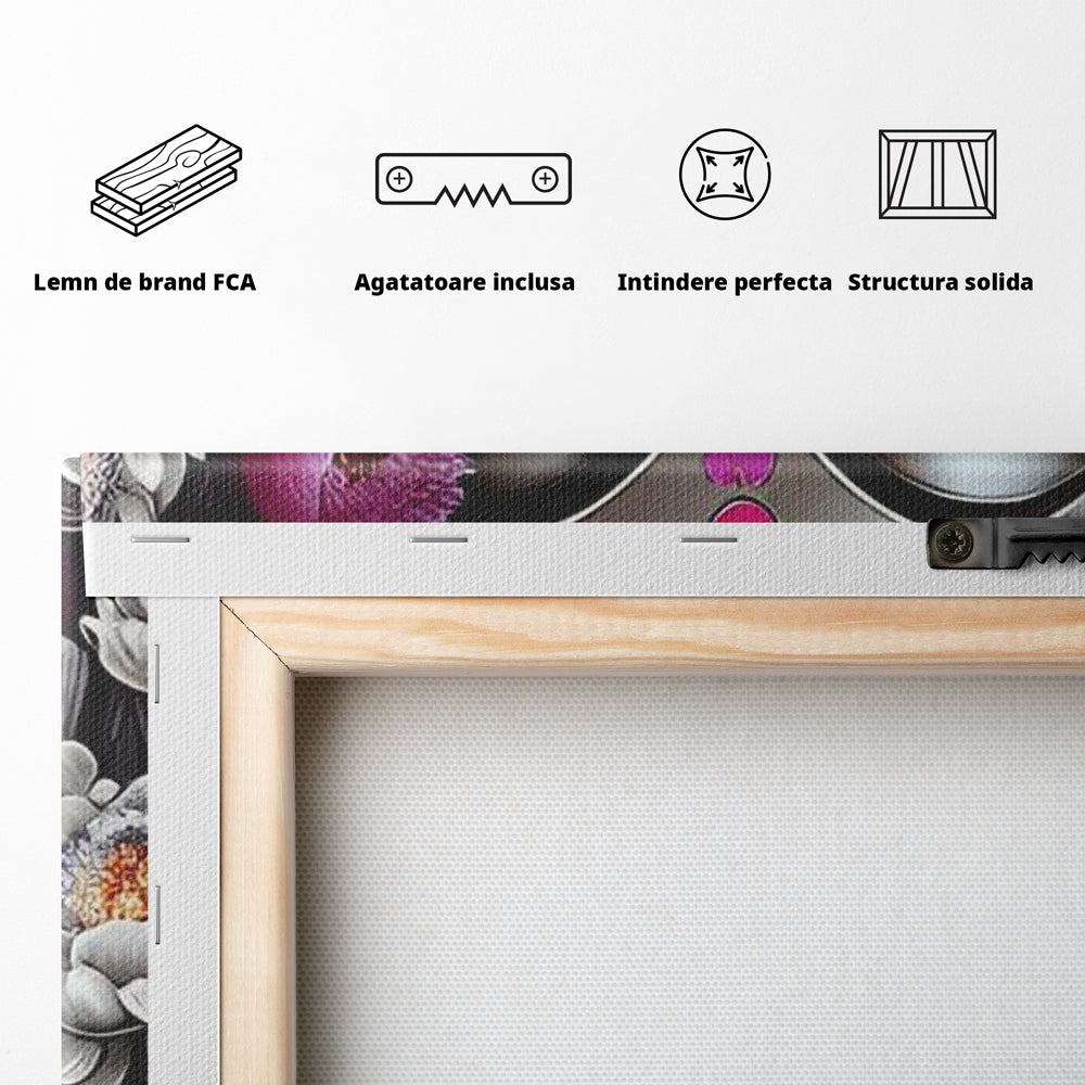 Leinwandbilder Premium LuxCanva® I122, Lotus der Erleuchtung, Buddha, Zen, Erleuchtung, Innerer Frieden, Spiritualität, Harmonie, Meditation, Blumen, Lotus, Herz, Wohnen, Schlafzimmer