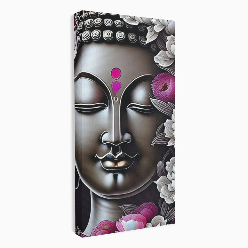 Leinwandbilder Premium LuxCanva® I122, Lotus der Erleuchtung, Buddha, Zen, Erleuchtung, Innerer Frieden, Spiritualität, Harmonie, Meditation, Blumen, Lotus, Herz, Wohnen, Schlafzimmer