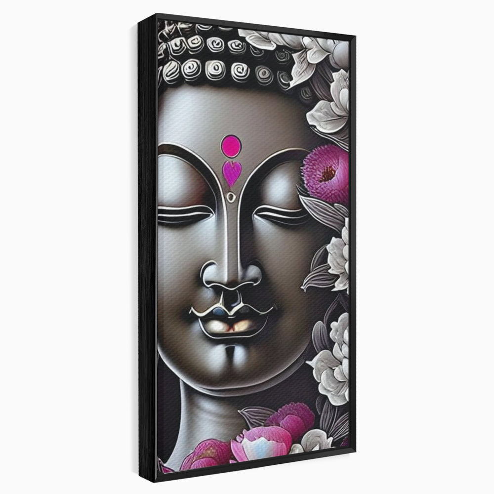 Leinwandbilder Premium LuxCanva® I122, Lotus der Erleuchtung, Buddha, Zen, Erleuchtung, Innerer Frieden, Spiritualität, Harmonie, Meditation, Blumen, Lotus, Herz, Wohnen, Schlafzimmer