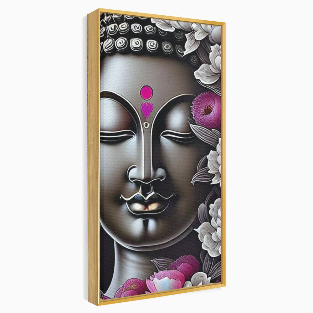 Leinwandbilder Premium LuxCanva® I122, Lotus der Erleuchtung, Buddha, Zen, Erleuchtung, Innerer Frieden, Spiritualität, Harmonie, Meditation, Blumen, Lotus, Herz, Wohnen, Schlafzimmer