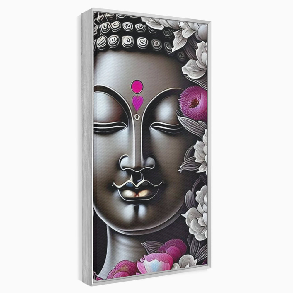 Leinwandbilder Premium LuxCanva® I122, Lotus der Erleuchtung, Buddha, Zen, Erleuchtung, Innerer Frieden, Spiritualität, Harmonie, Meditation, Blumen, Lotus, Herz, Wohnen, Schlafzimmer